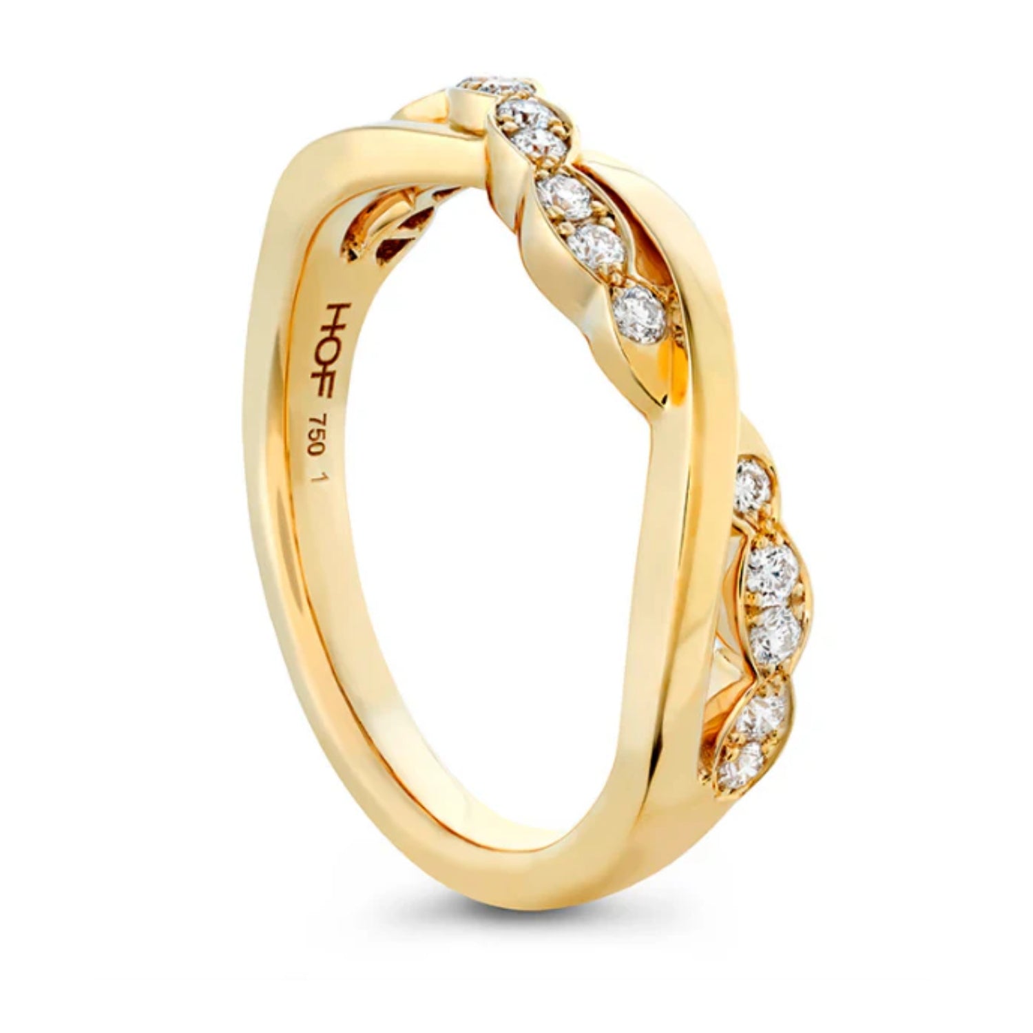 Hearts On Fire Lorelei Floral Twist Diamond Band