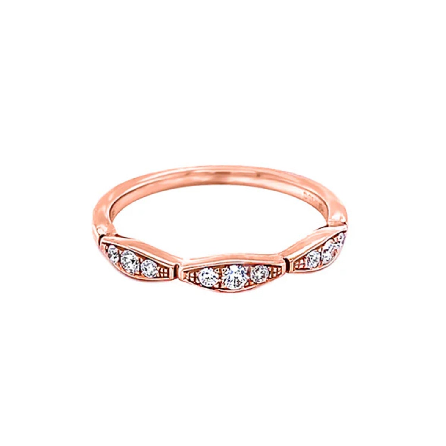 Marquis Pave Diamond Ring