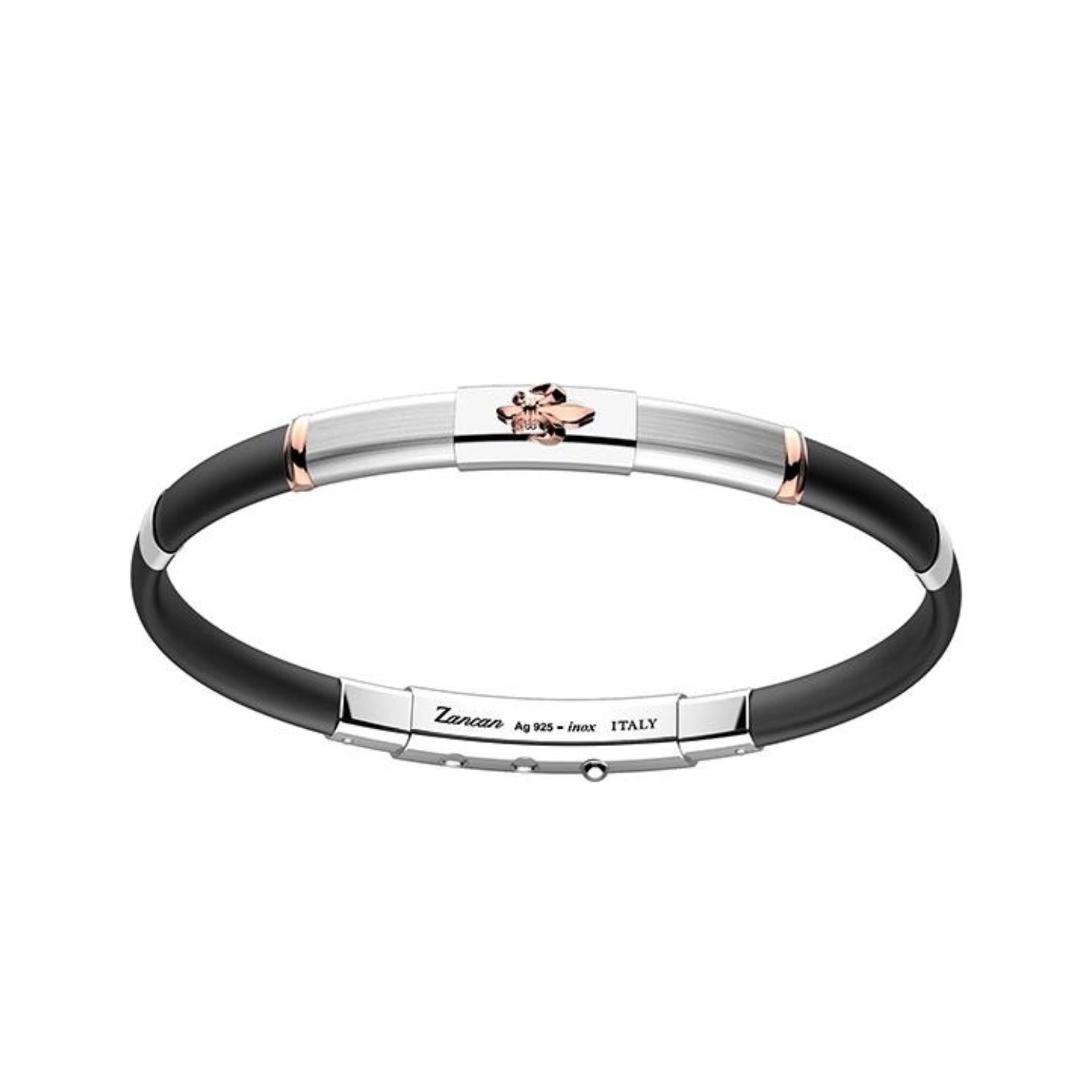 Zancan Silver & Rose Gold Bracelet