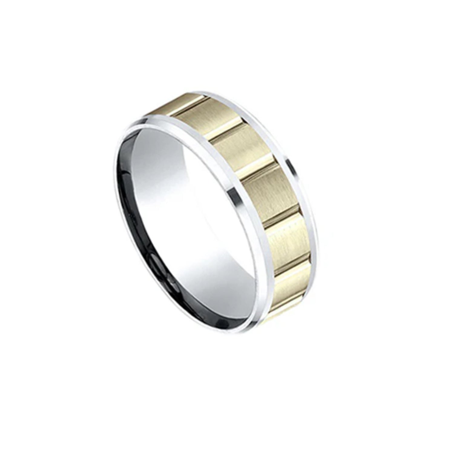 Benchmark Gear Centre Wedding Band