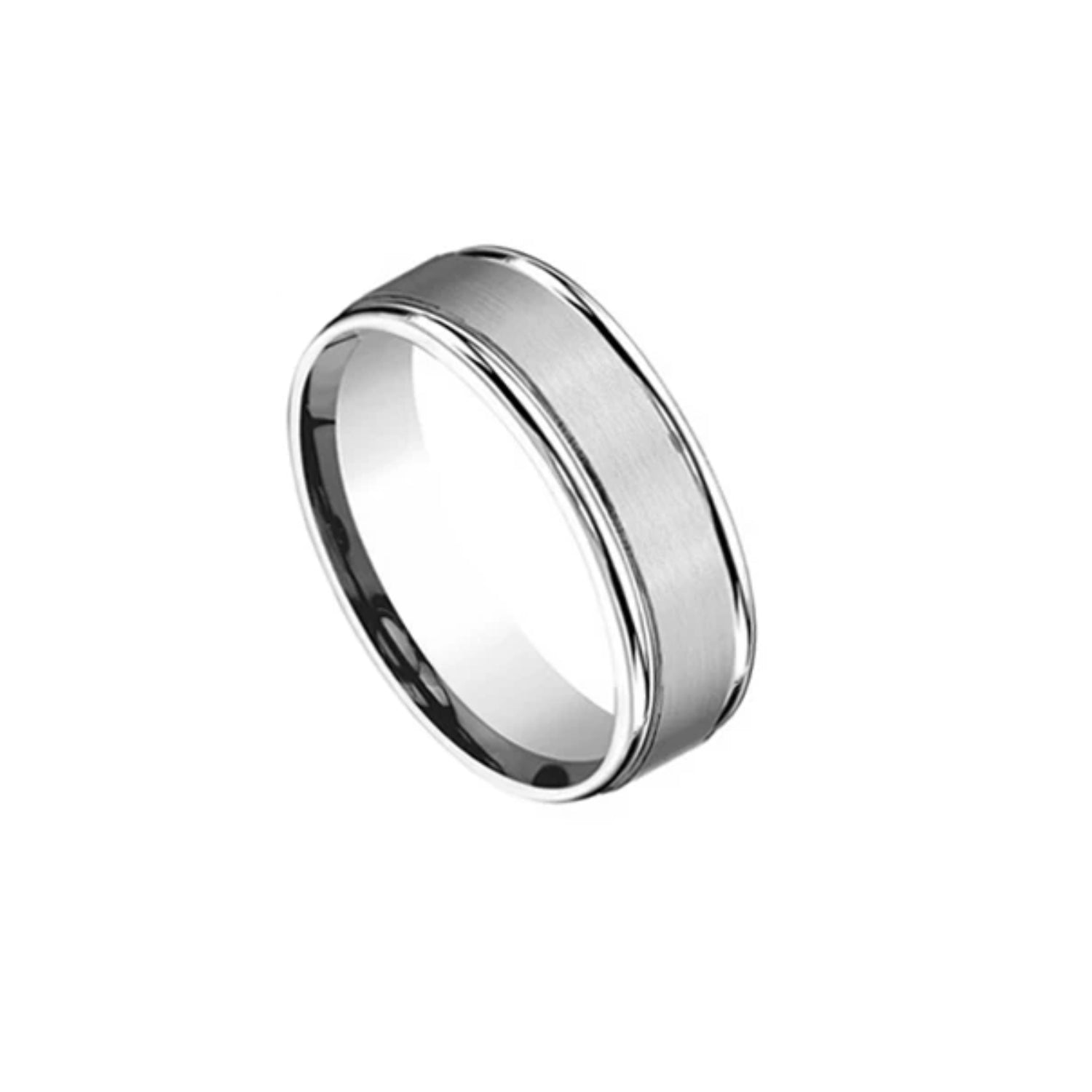 Benchmark Satin Finish Wedding Band