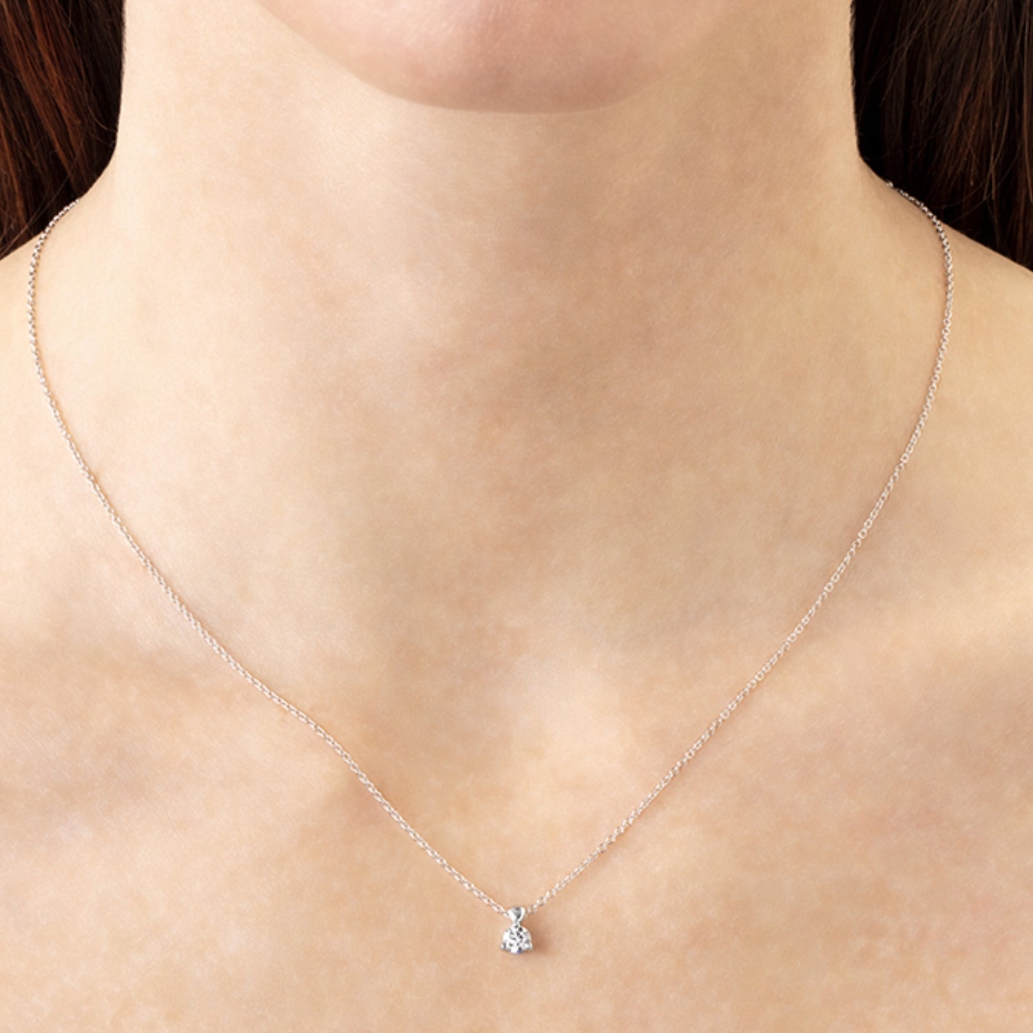 Hearts On Fire Solitaire Diamond Necklace