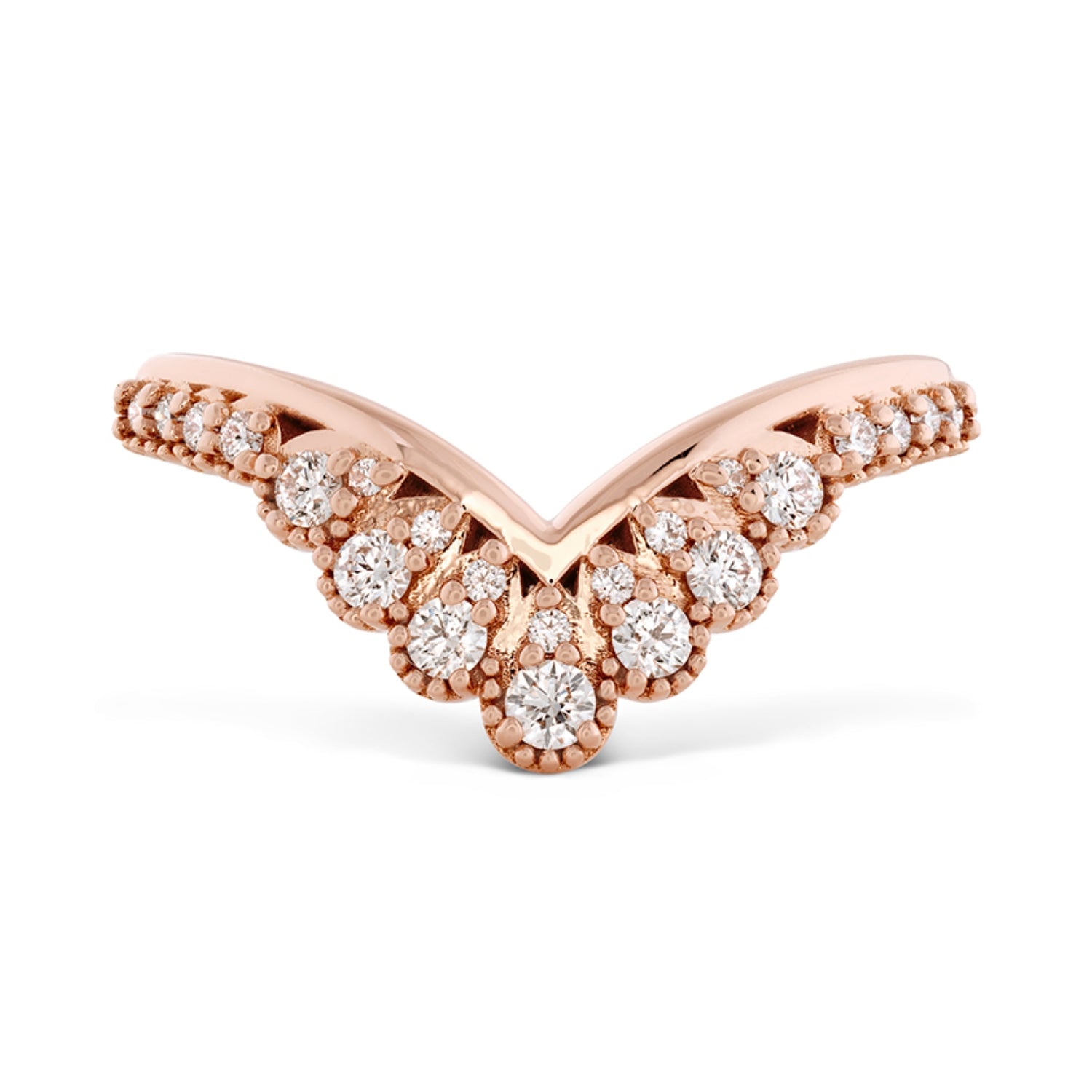 Hearts On Fire Behati Silhouette Diamond Band