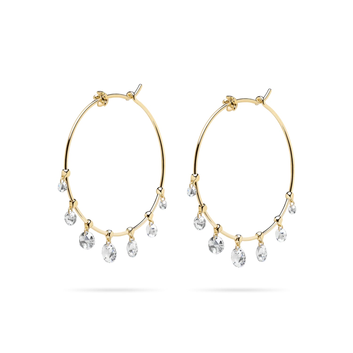 Paul Morelli Wind Chime Diamond Hoop Earrings