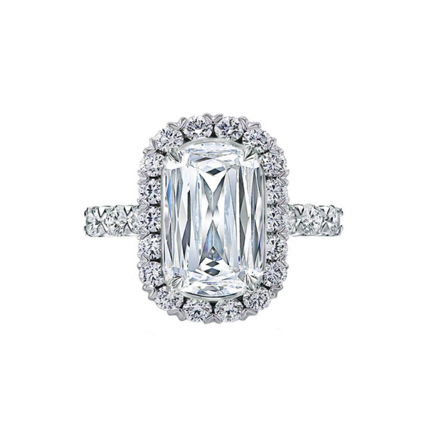 Christopher Designs L'Amour Halo Diamond Engagement Ring