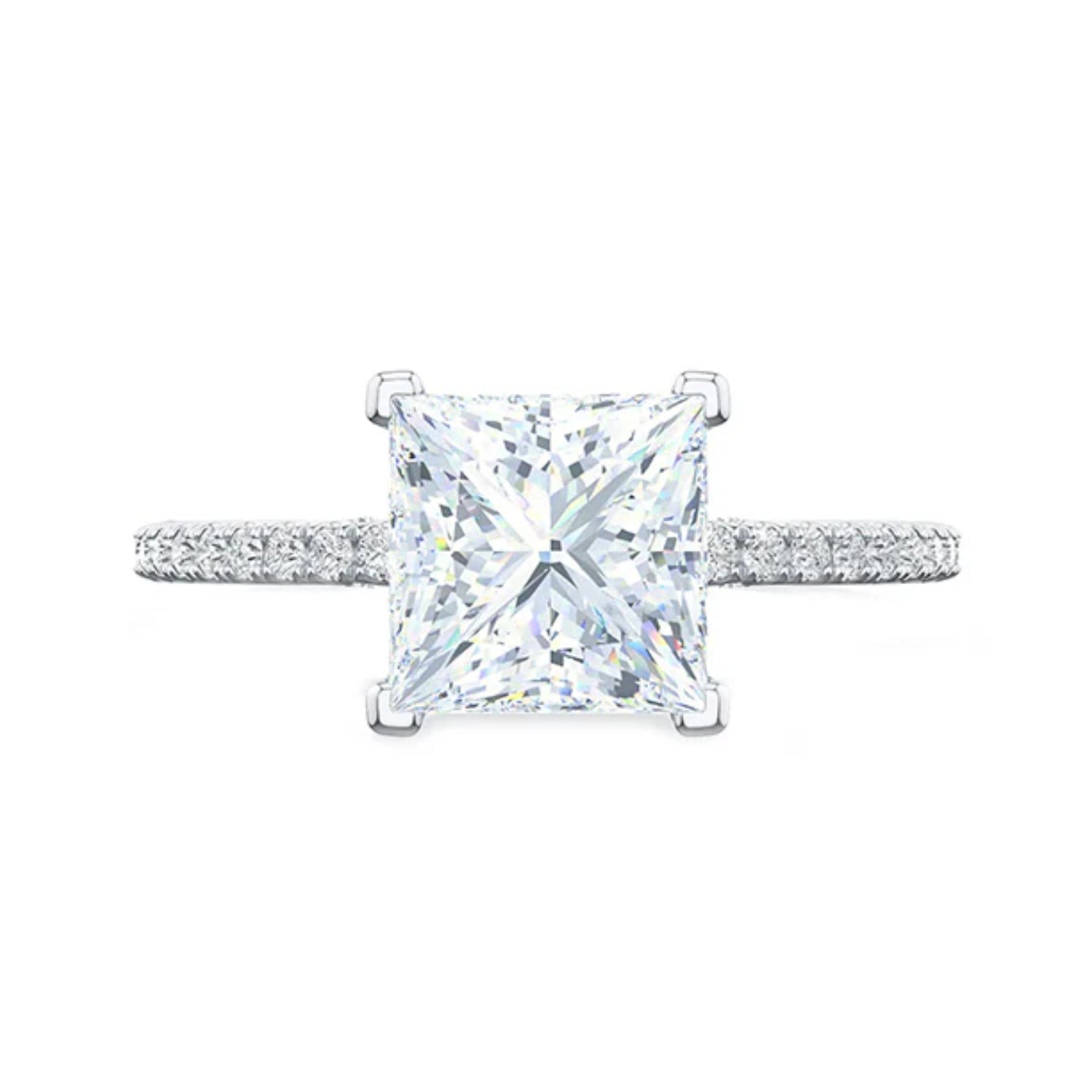 Tacori Princess Cut Engagement Ring