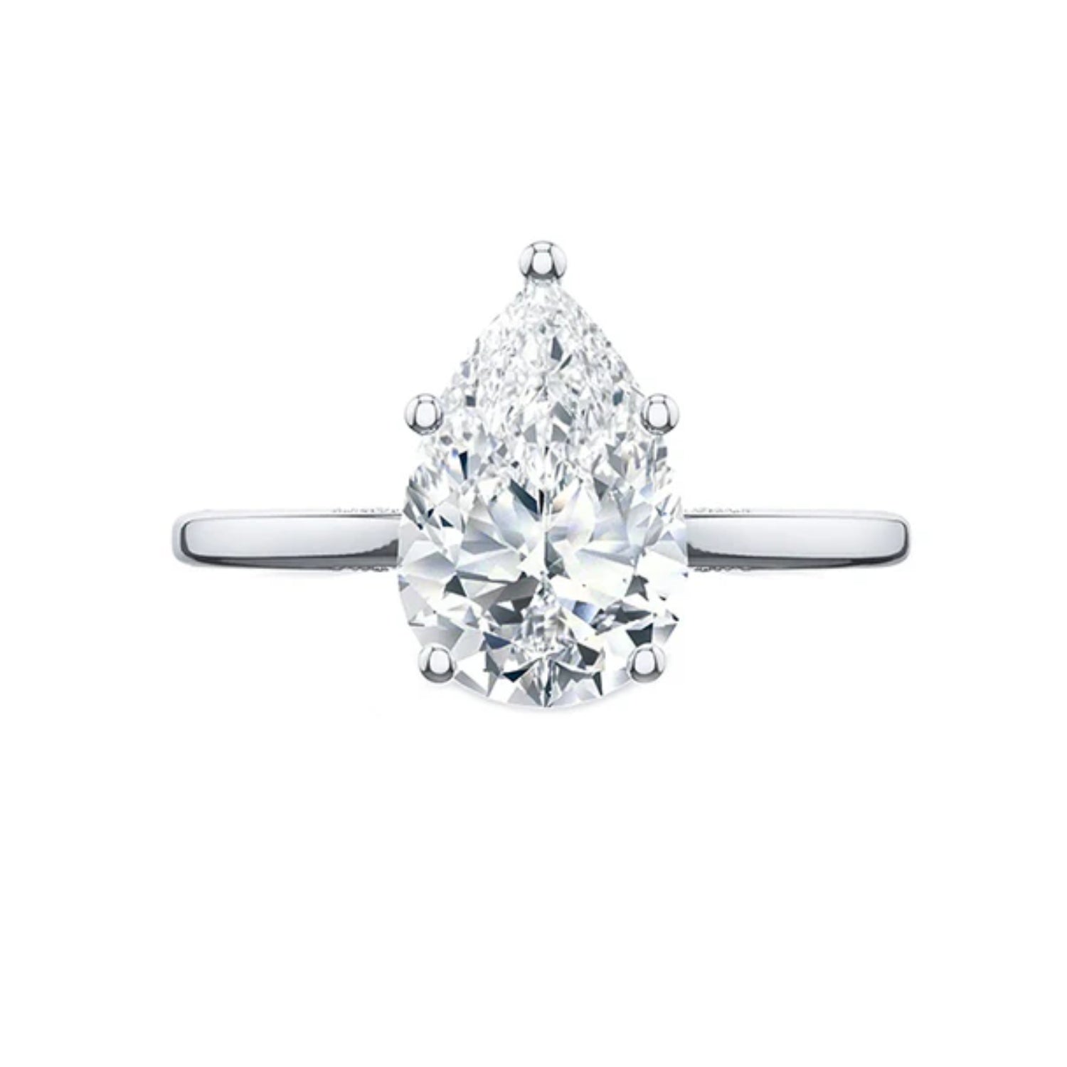 Tacori Pear Solitaire Engagement Ring