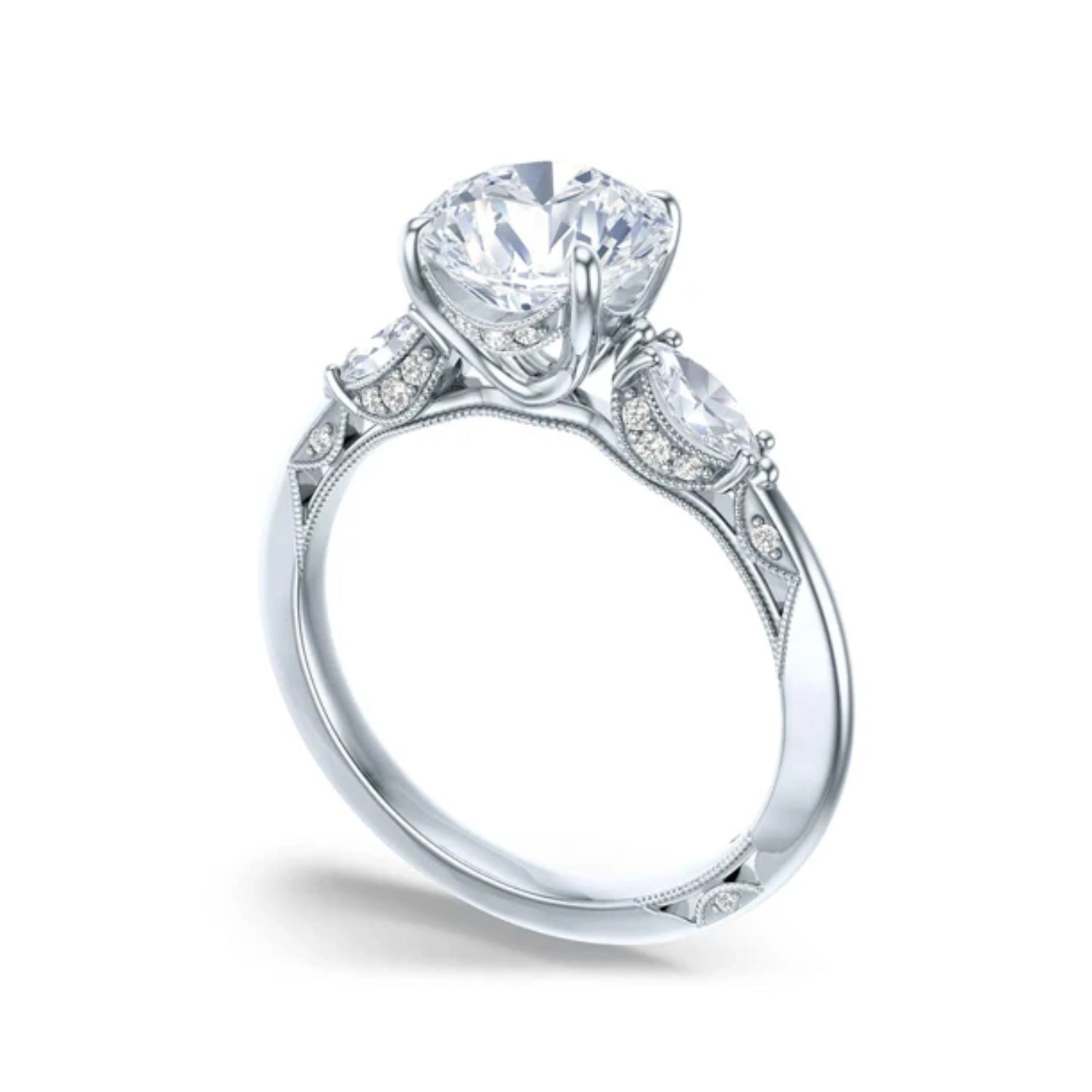 Tacori Marquise & Round Engagement Ring