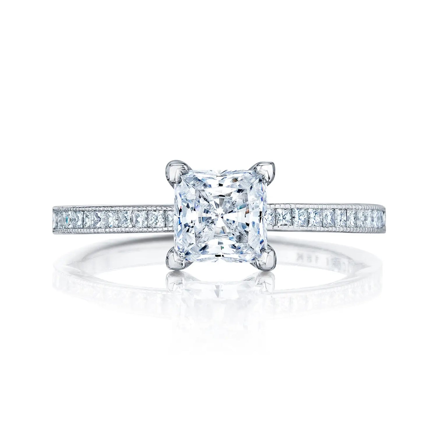 Tacori Sculpted Princess Diamond Engagement Ring