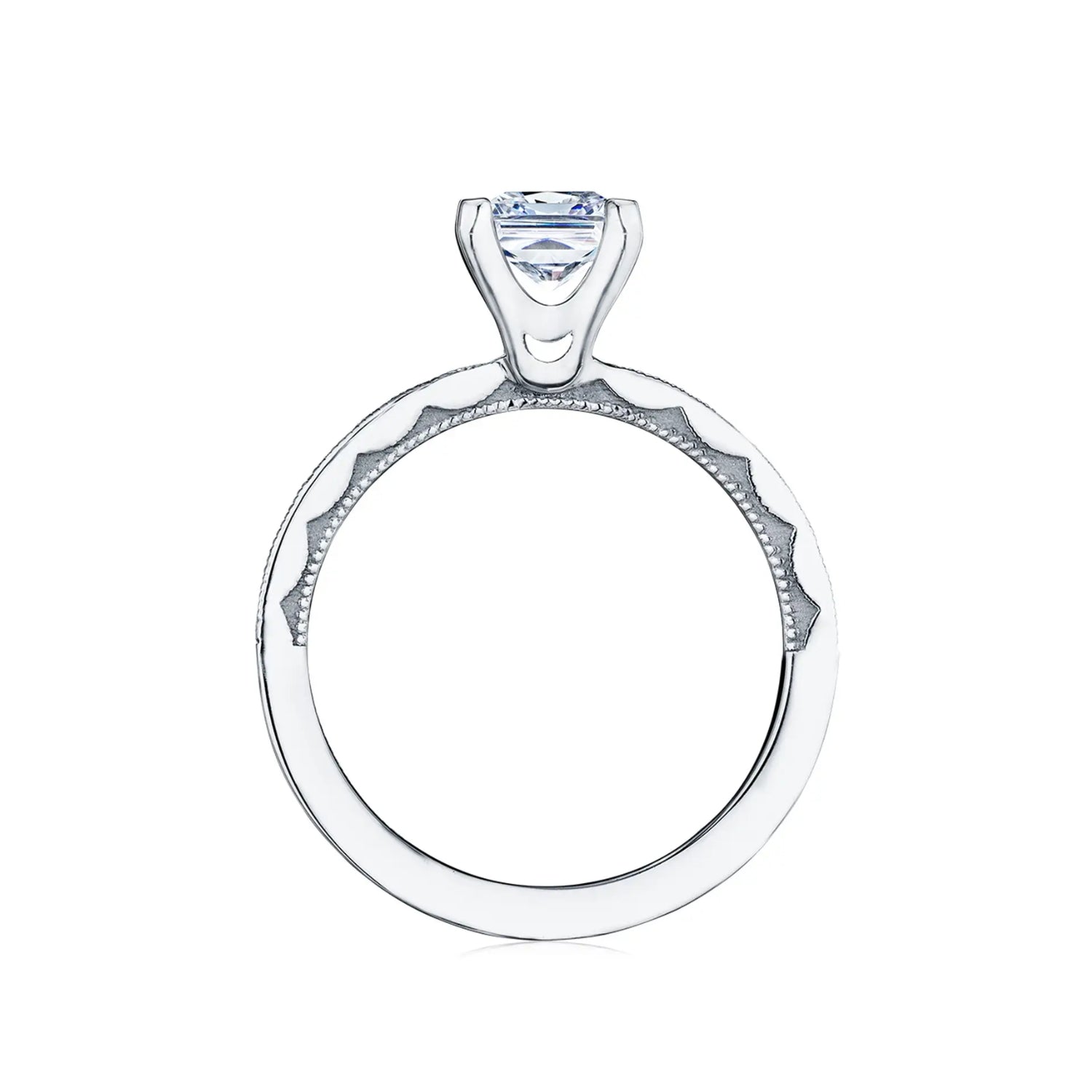 Tacori Sculpted Princess Diamond Engagement Ring