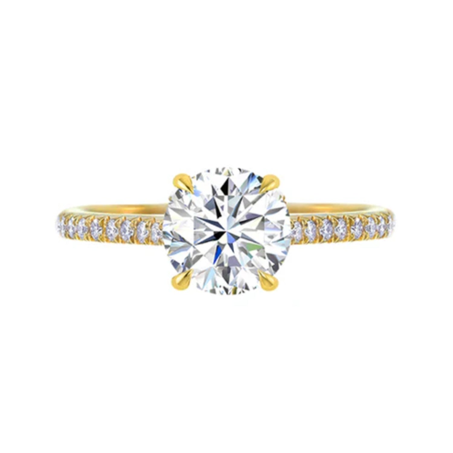 HOWARD Collection Blair Round Engagement Ring