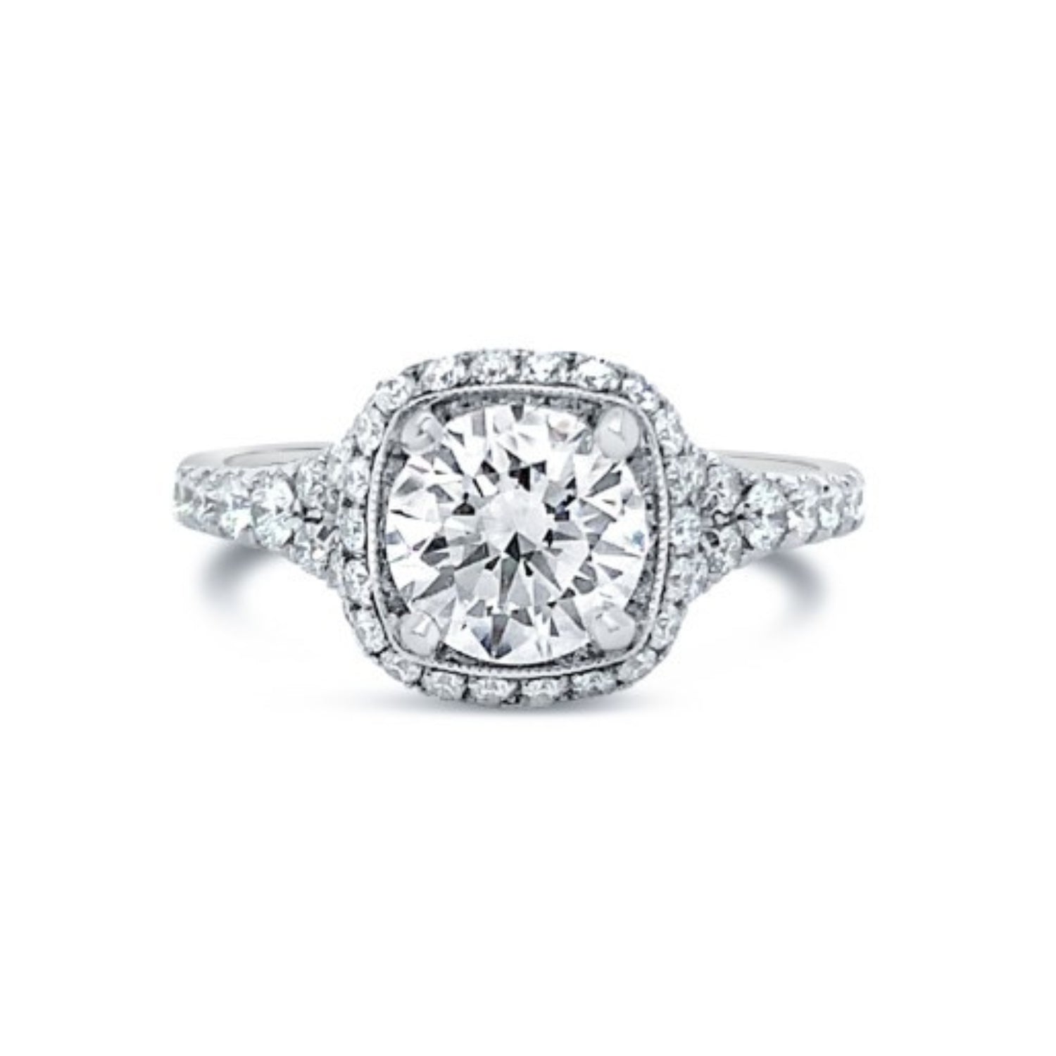 Jack kelege Halo Engagement Ring