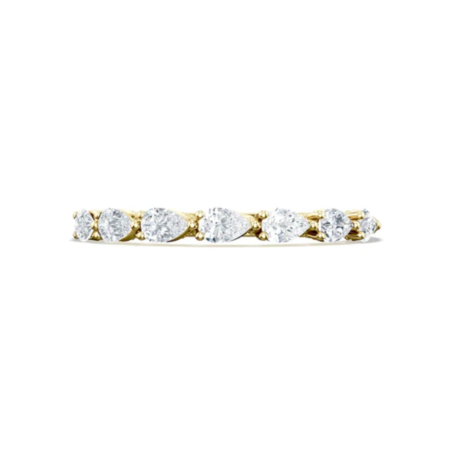 Tacori Foundation Pear Diamond Wedding Band