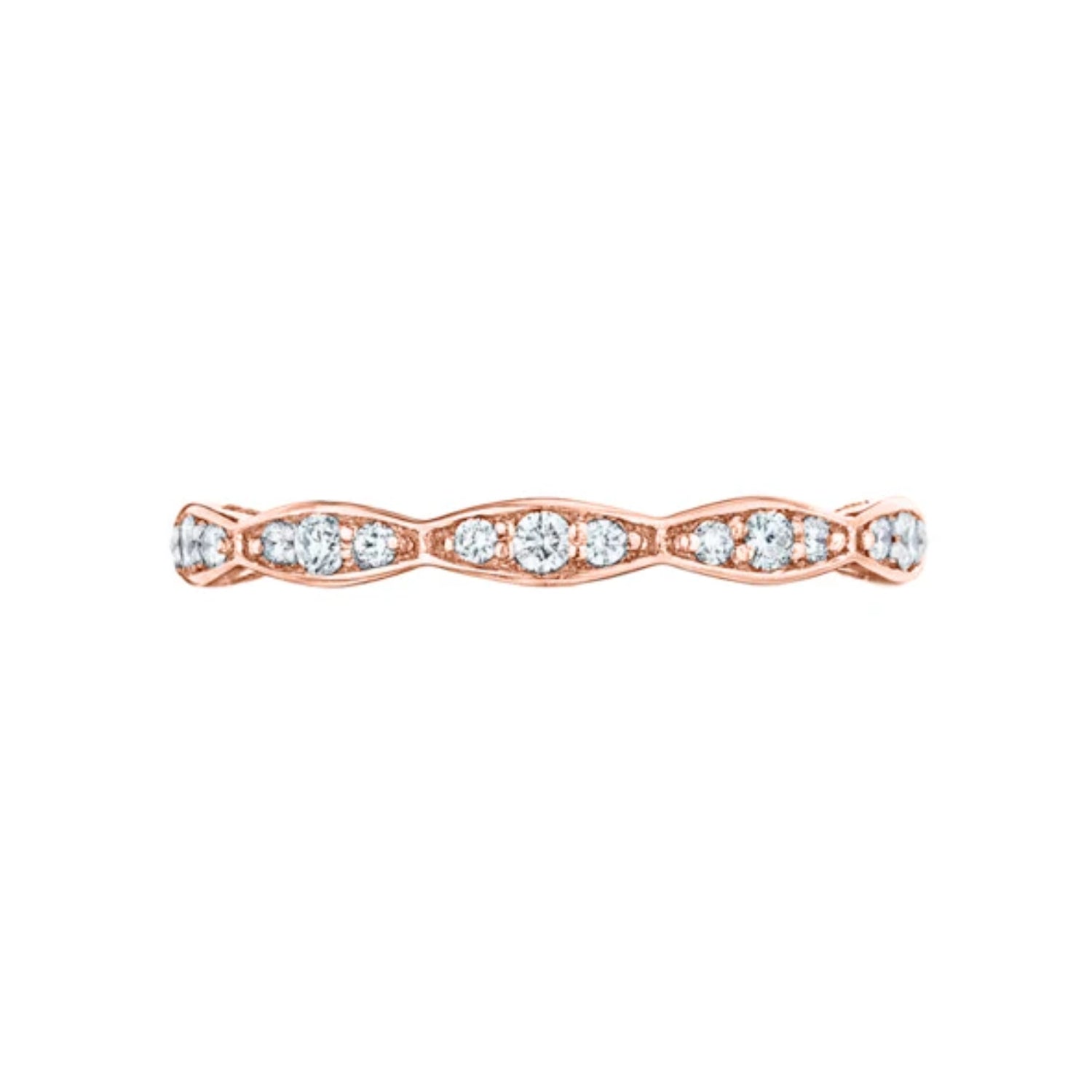 Tacori Sculpted Crescent Diamond Eternity Wedding Band