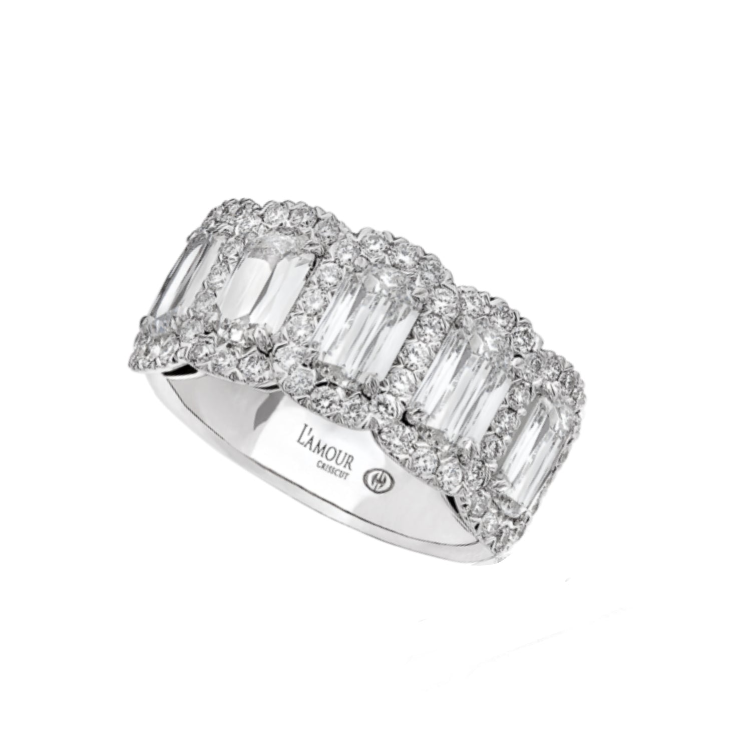 Christopher Designs Halo Diamond Band