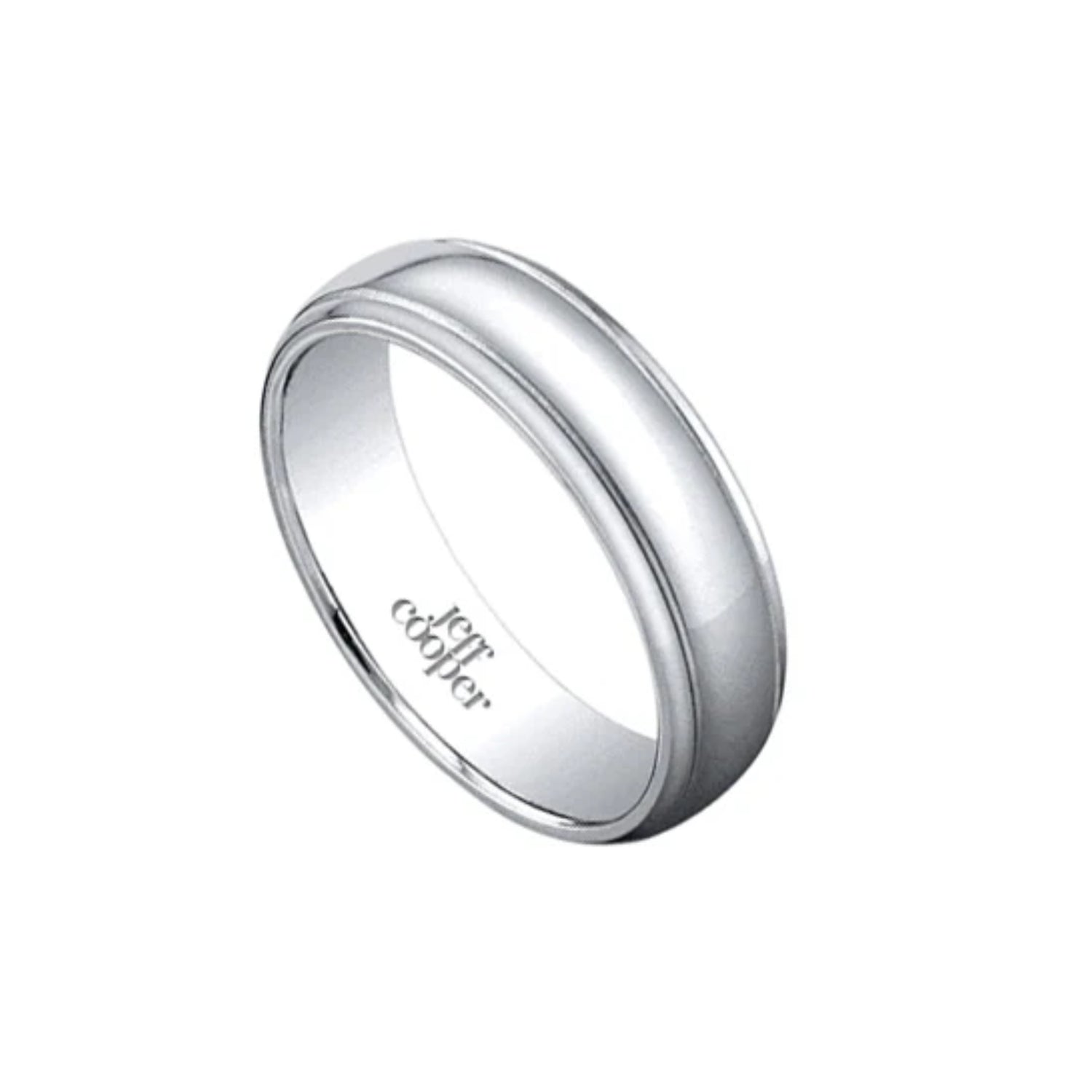 Jeff Cooper Men's Classic Coltrane Wedding Band