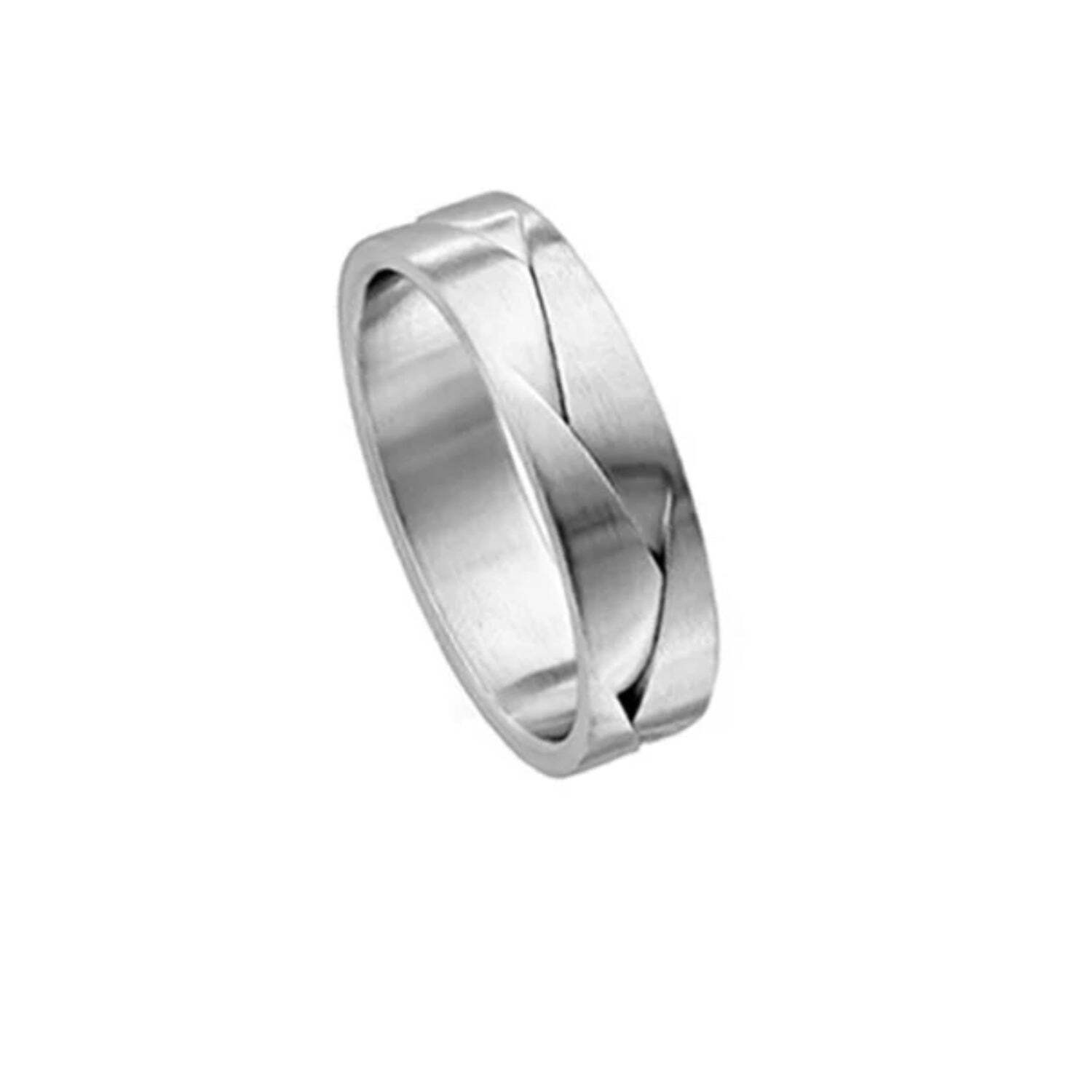 Furrer Jacot Men's Braided Wedding Band