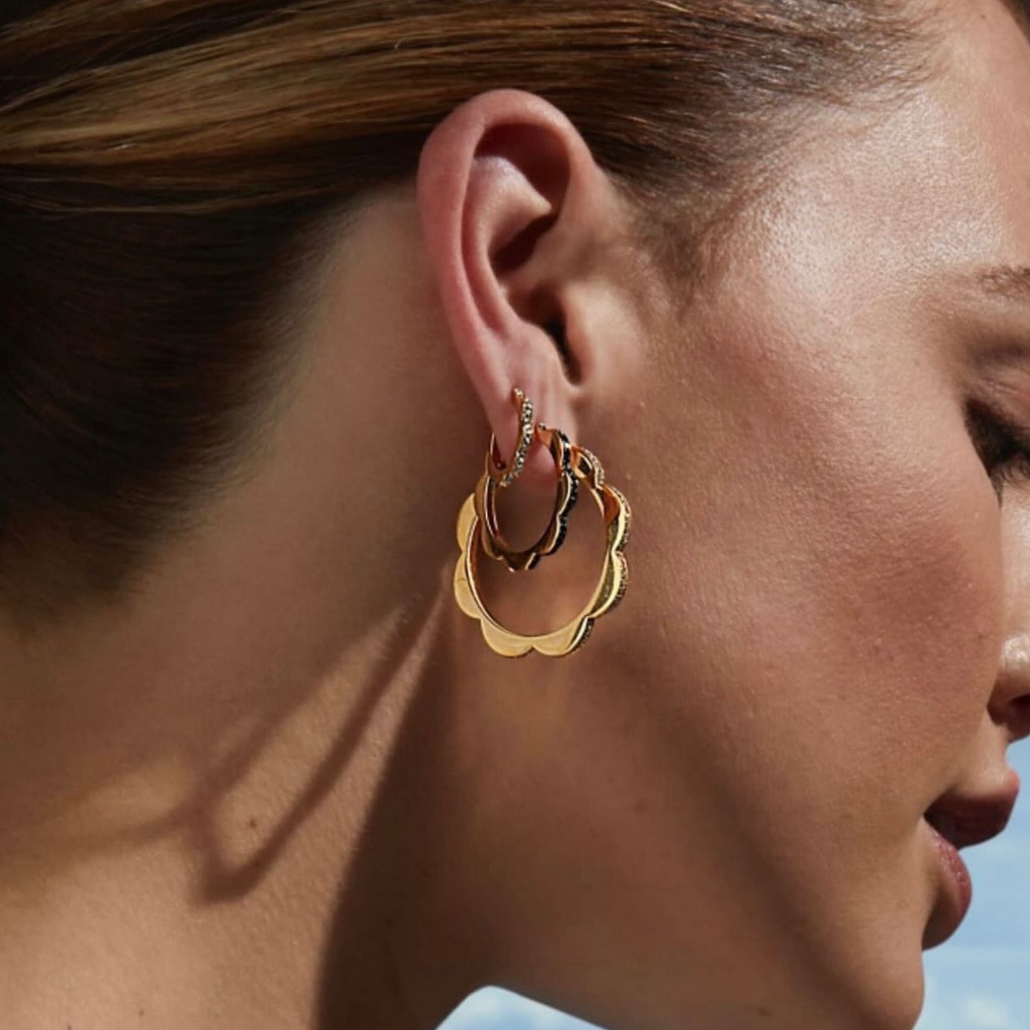 Earrings design small deals