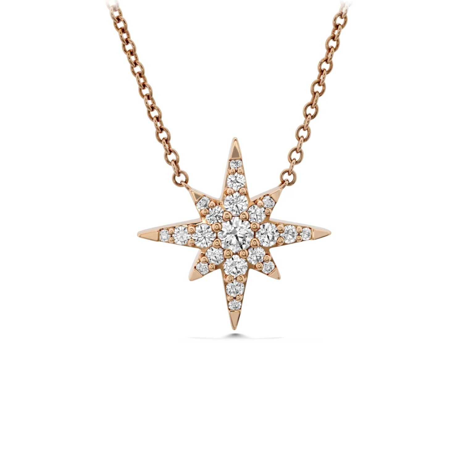 Hearts On Fire Charmed Starburst Diamond Necklace