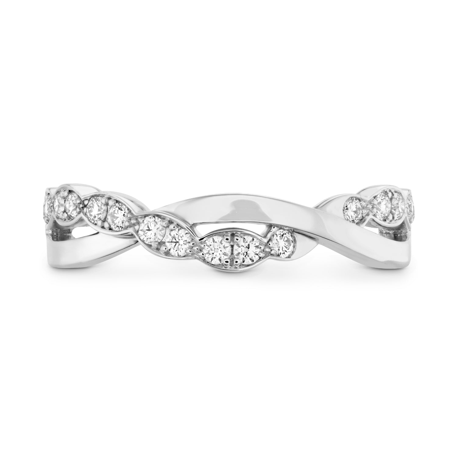 Hearts On Fire Lorelei Floral Twist Diamond Band