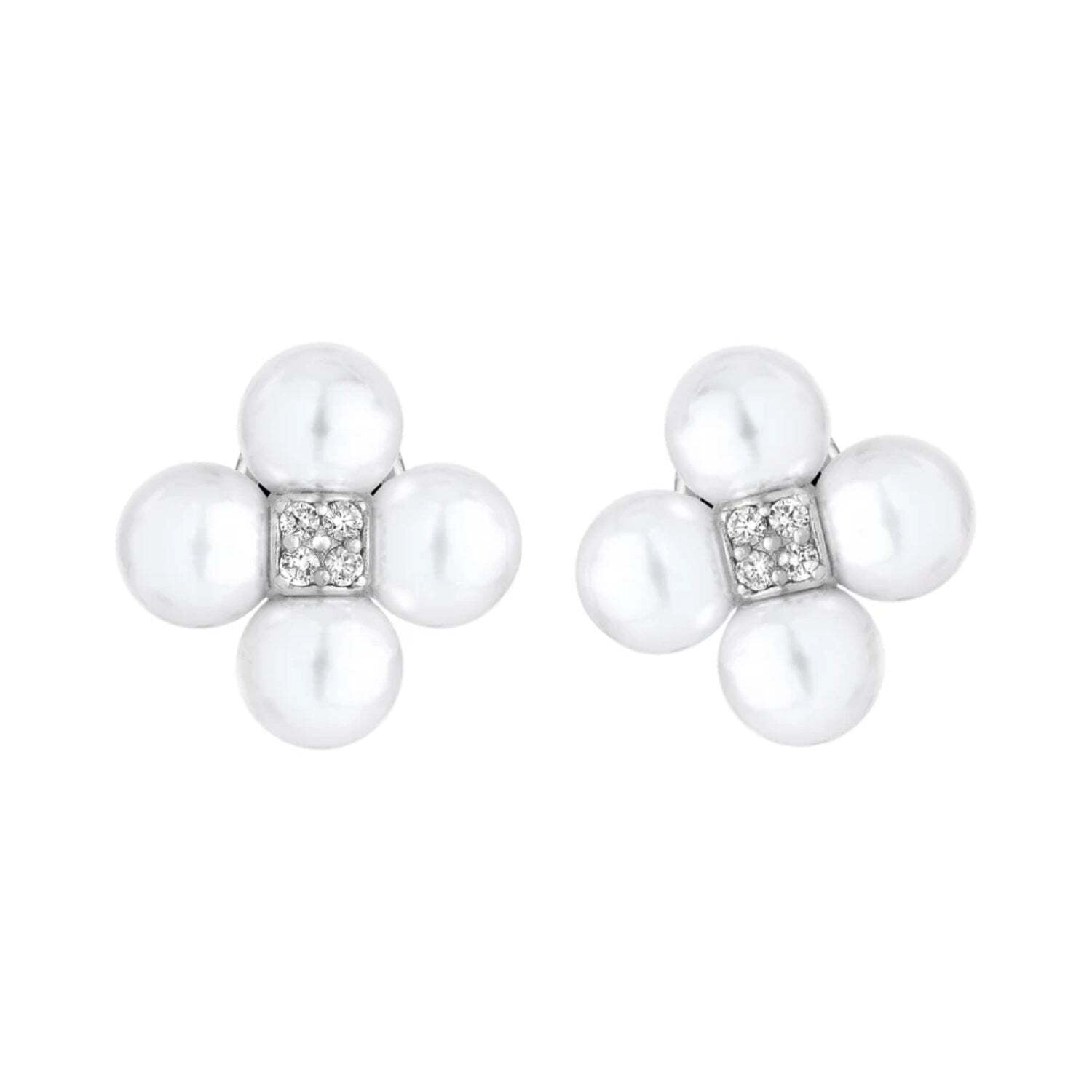 Video Thumbnail: Untitleddesign 50 8603 - Paul Morelli 18k White Gold Pearl Sequence Clip Earrings 0.28ctw