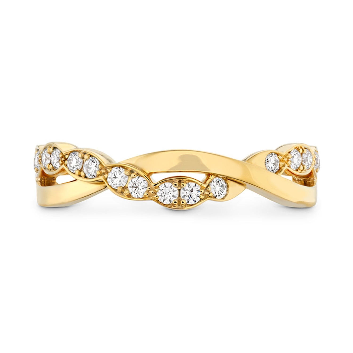 Hearts On Fire Lorelei Floral Twist Diamond Band