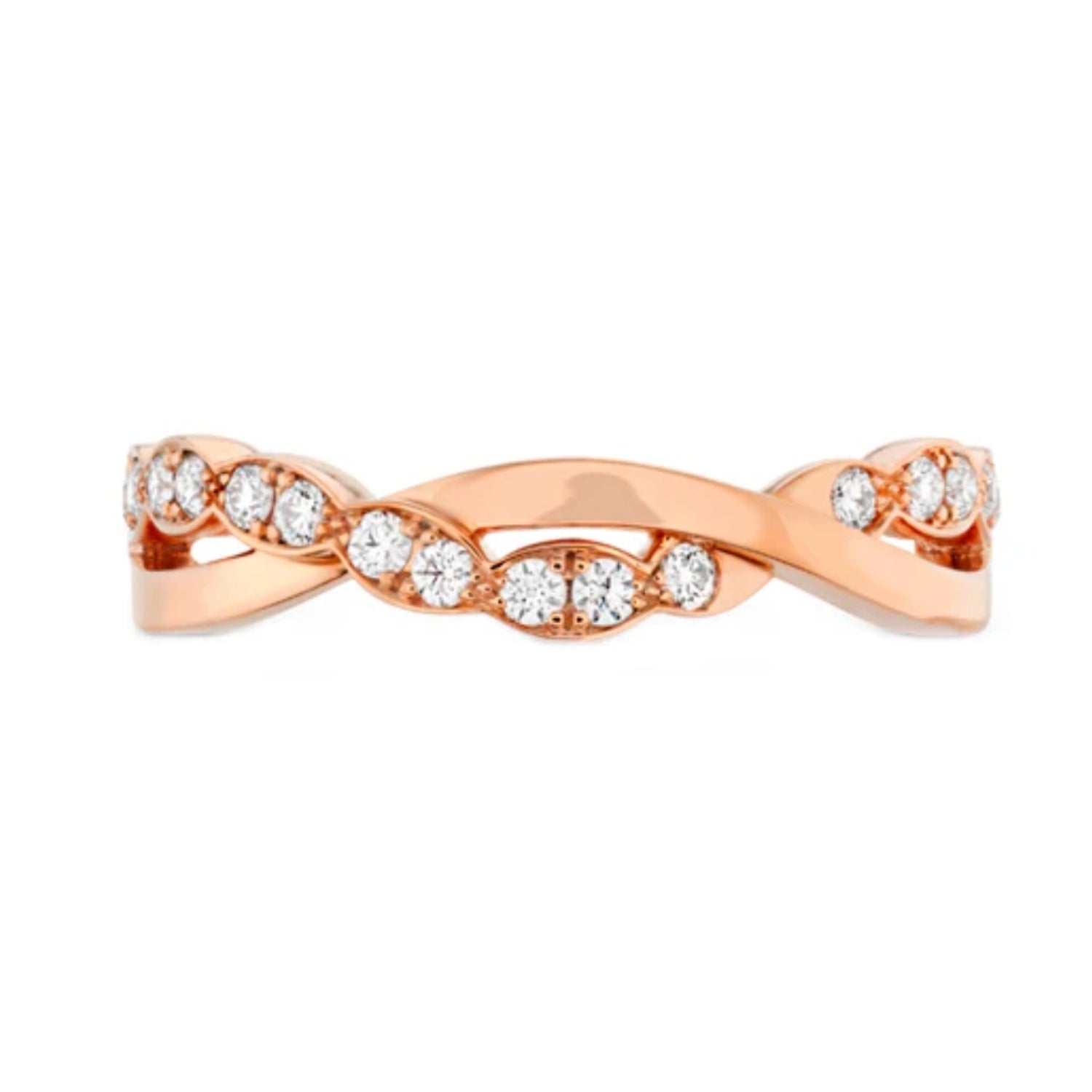 Hearts On Fire Lorelei Floral Twist Diamond Band