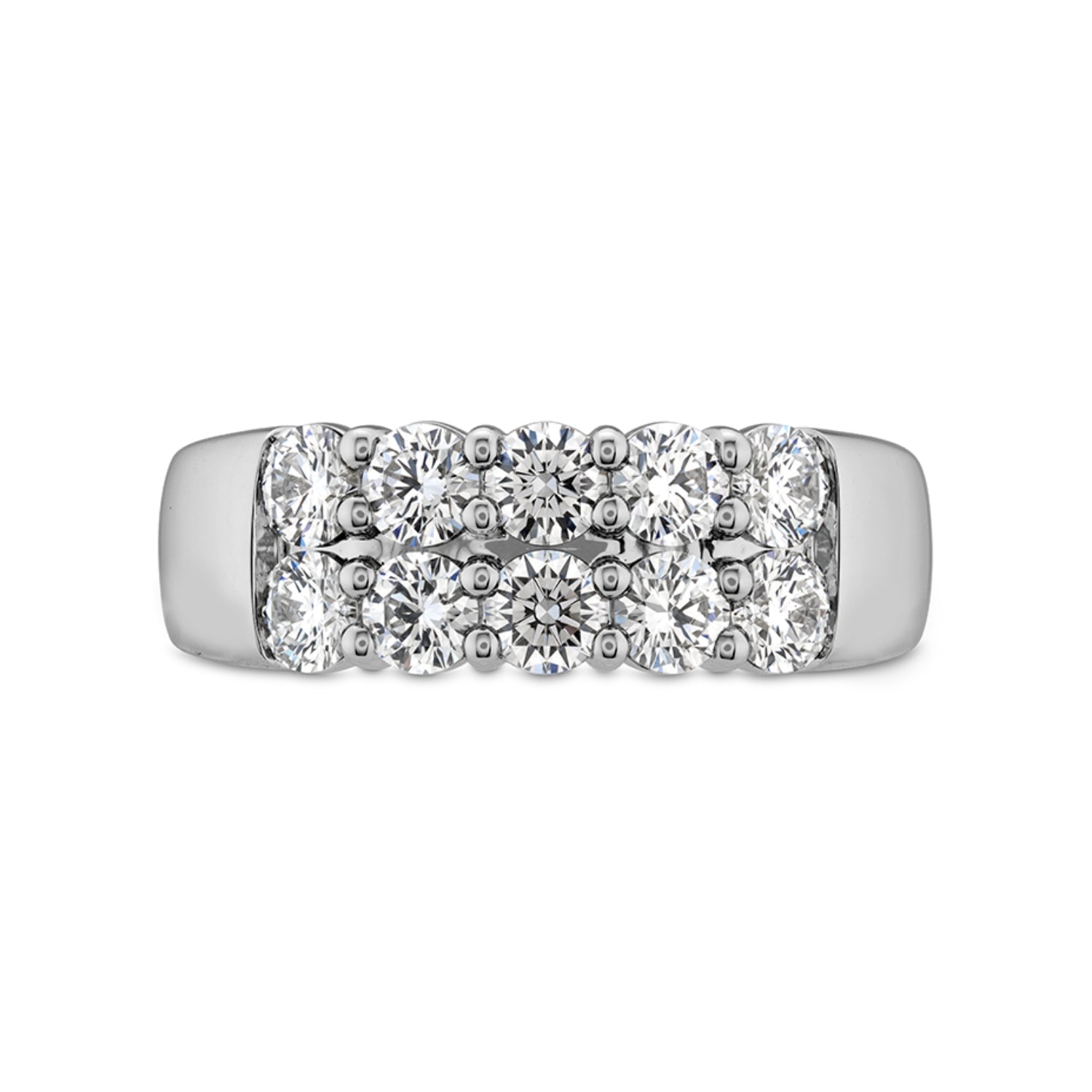 Hearts On Fire Signature Double Row Diamond Band (1.50 CTW)