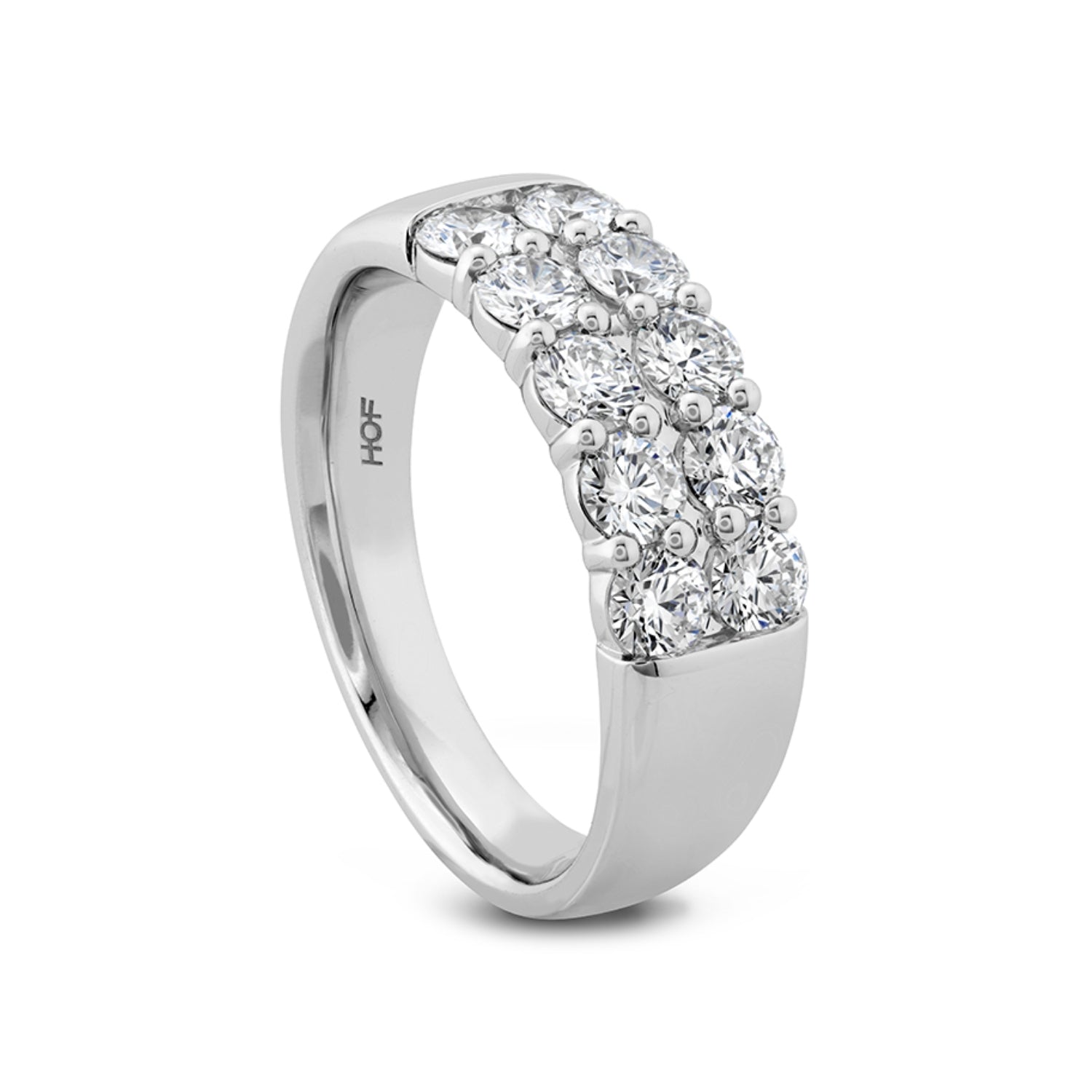 Hearts On Fire Signature Double Row Diamond Band (1.50 CTW)