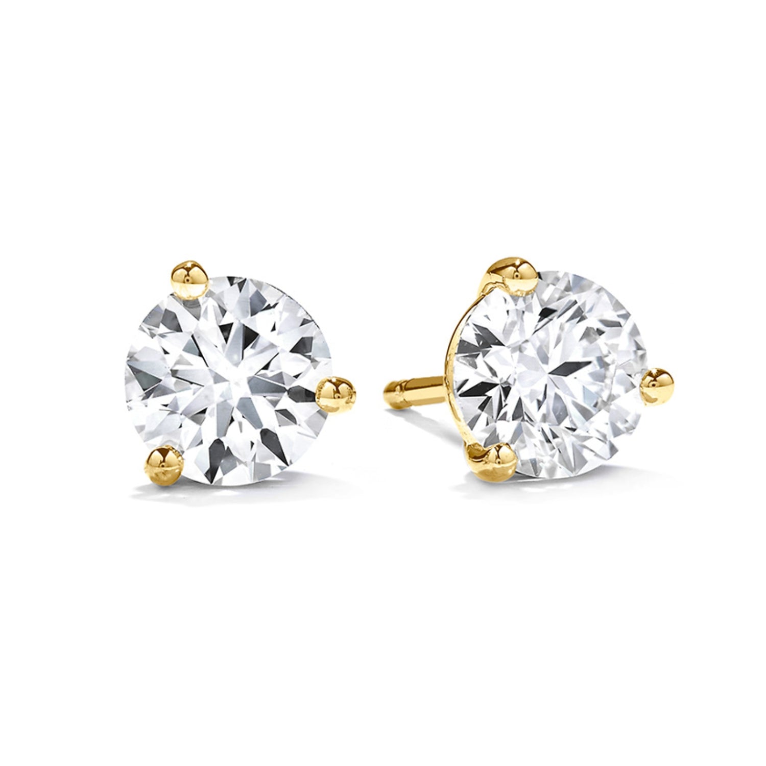 Hearts On Fire Diamond Stud Earrings 1.00CTW