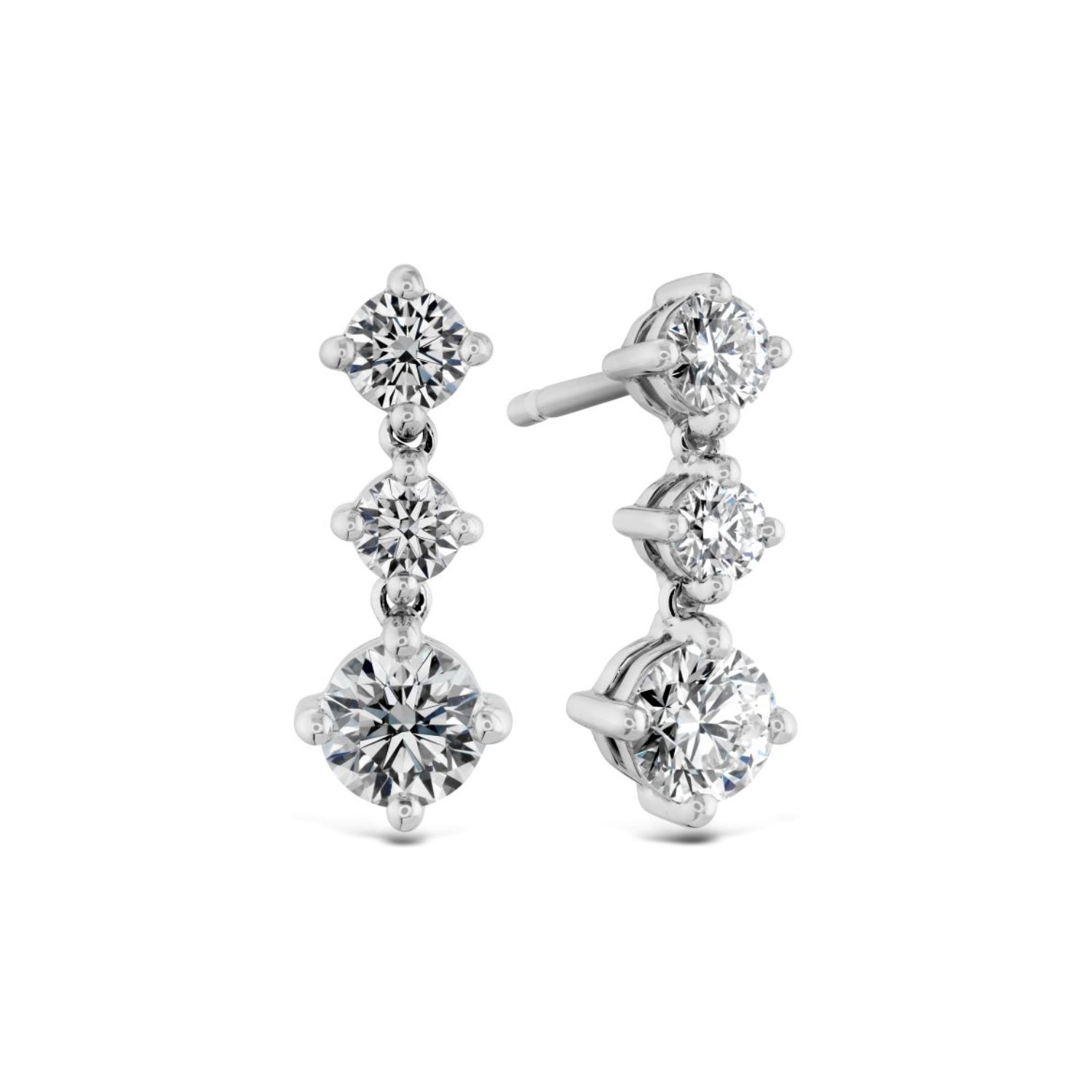 Hearts On Fire Cascade Mini Diamond Drop Earrings