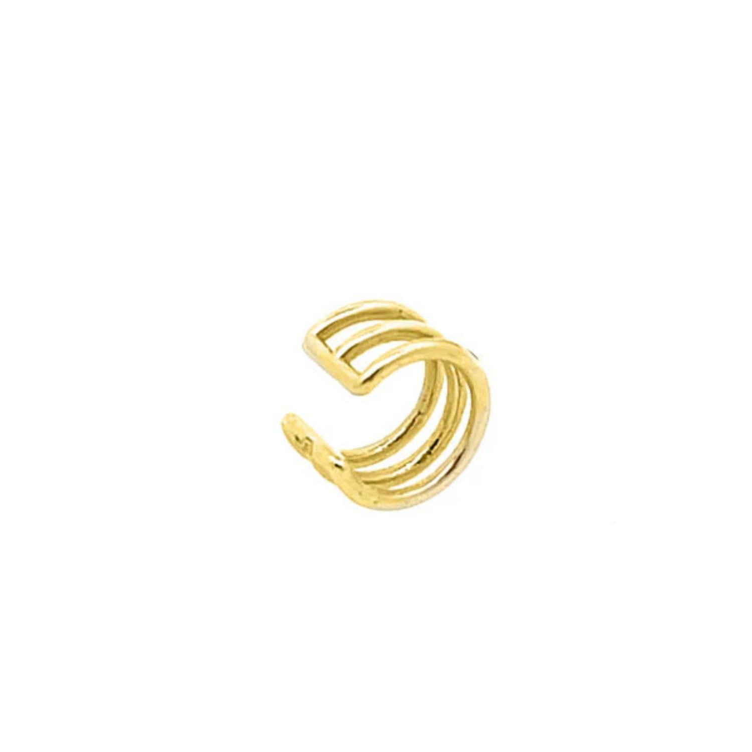 Three Bar Single Cuff Earring