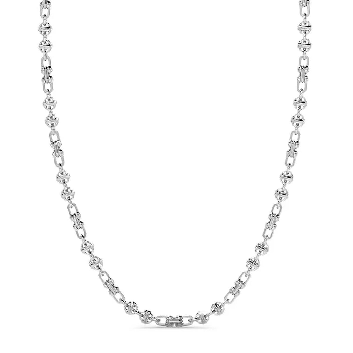 Zancan Eternity Silver Necklace   24"