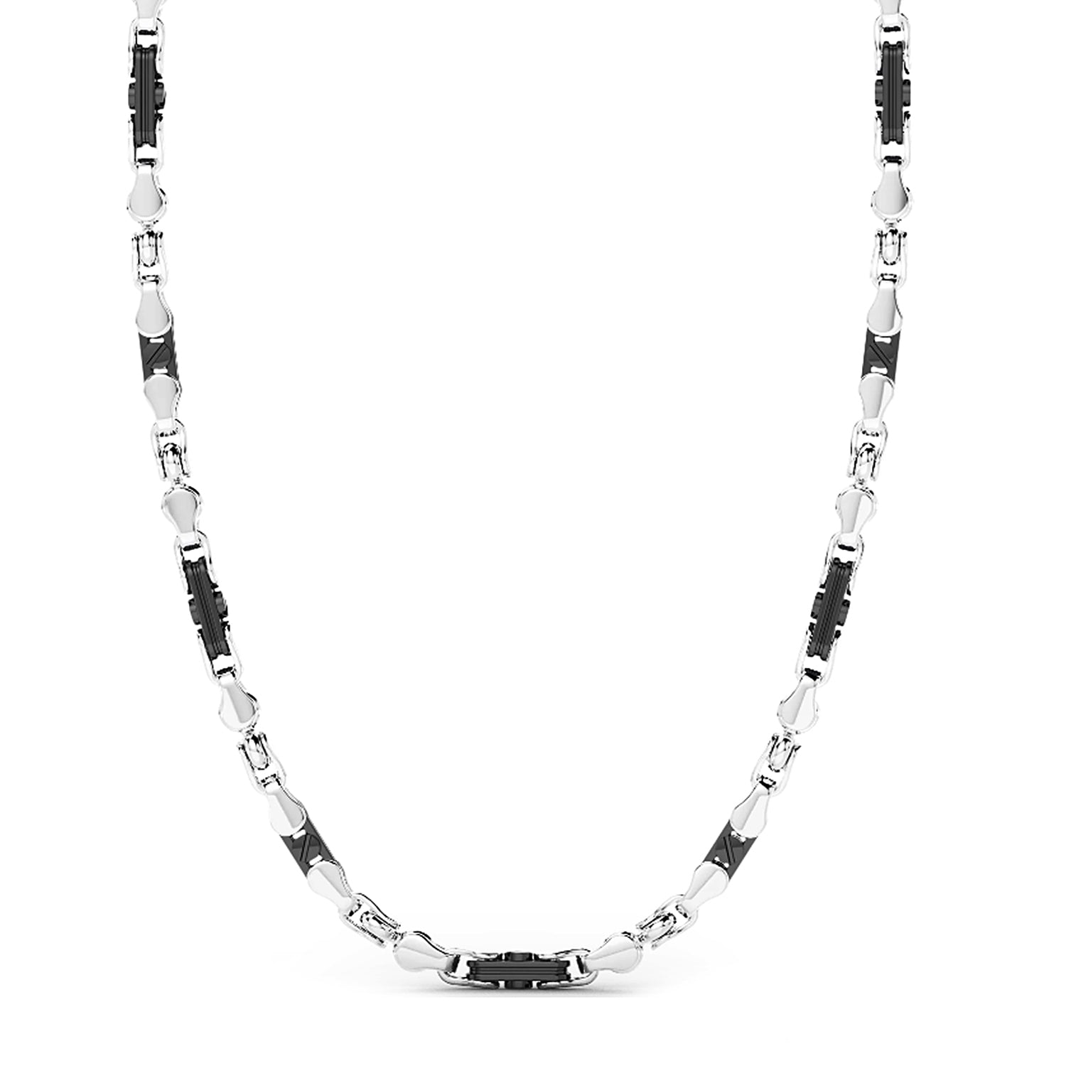 Zancan Mens Silver Chain Necklace 23"