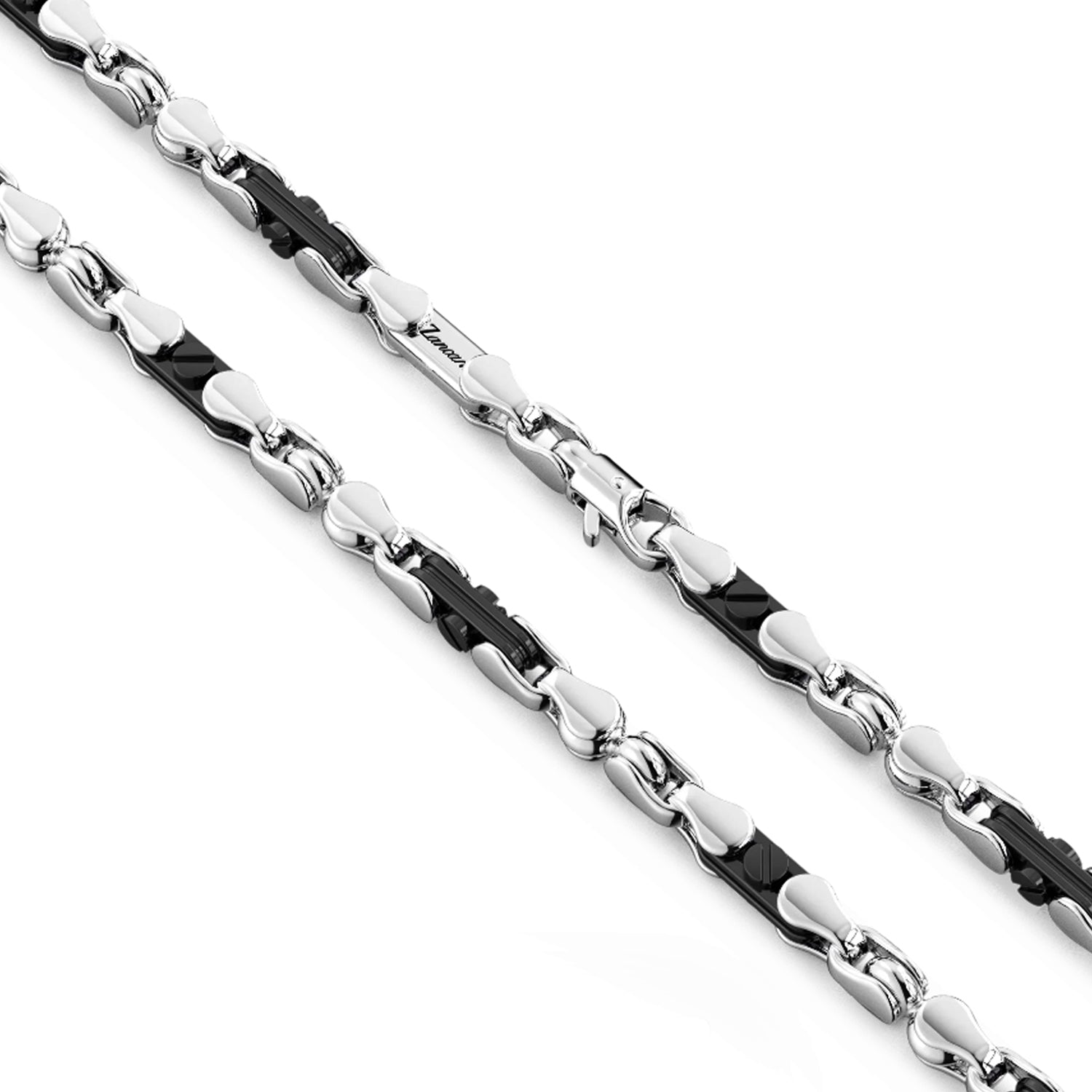 Zancan Mens Silver Chain Necklace 23"