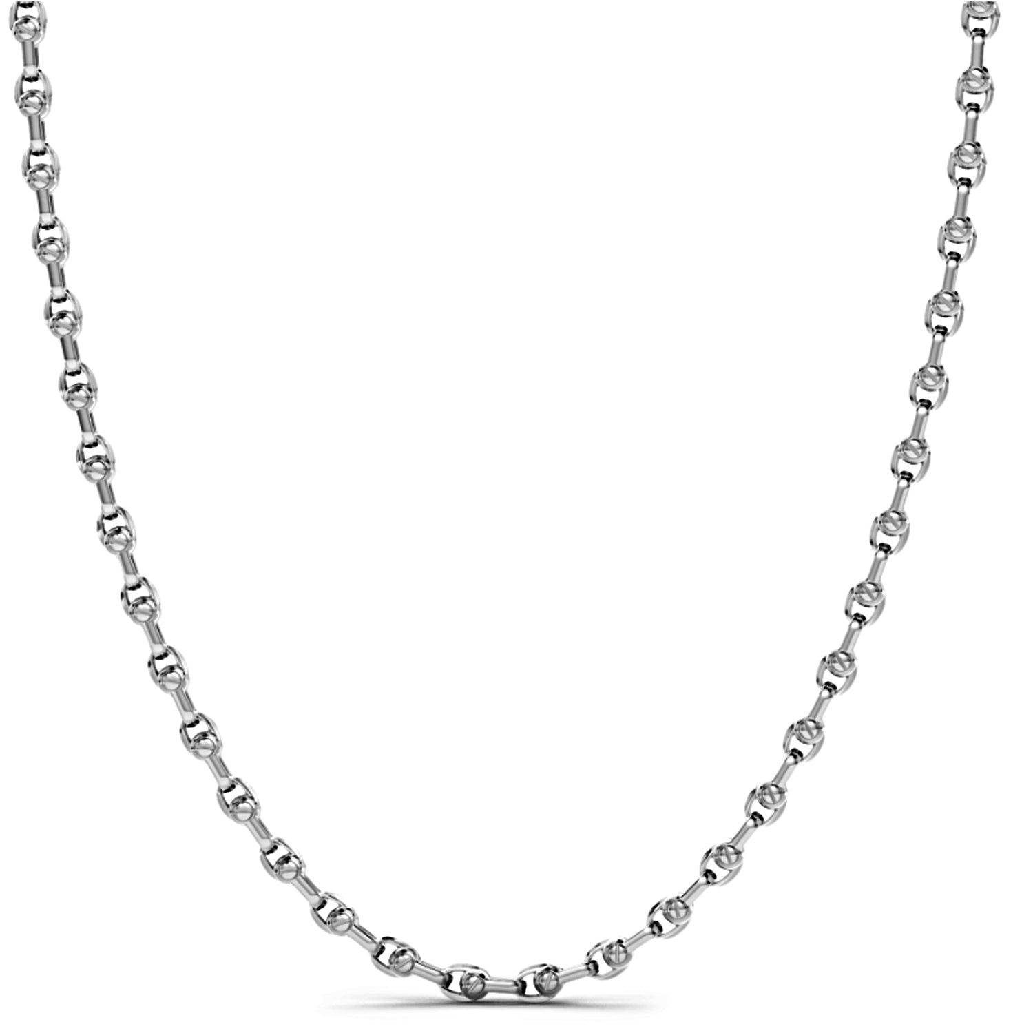 Video Thumbnail: Zancan Silver Men S Eternity Necklace 23 - Zancan Silver Men's Eternity Necklace 23"