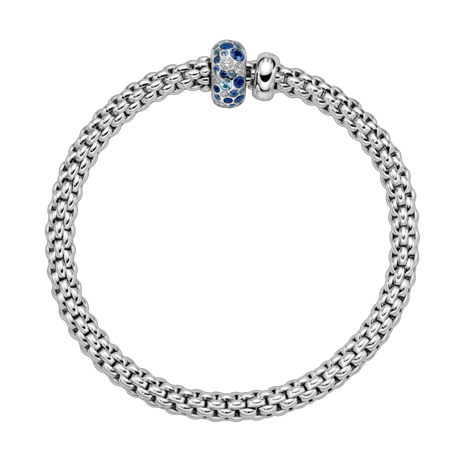 FOPE Solo Collection Sapphire & Diamond Rondel Bracelet