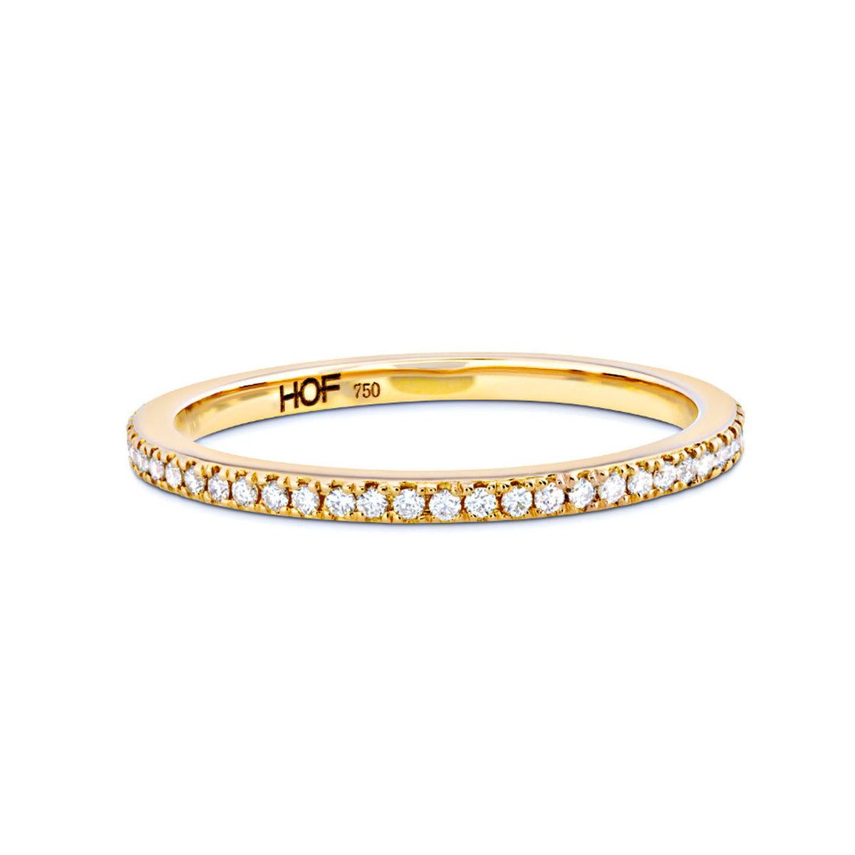 Hearts On Fire 18K Yellow Gold Classic Eternity Band 0.19ctw