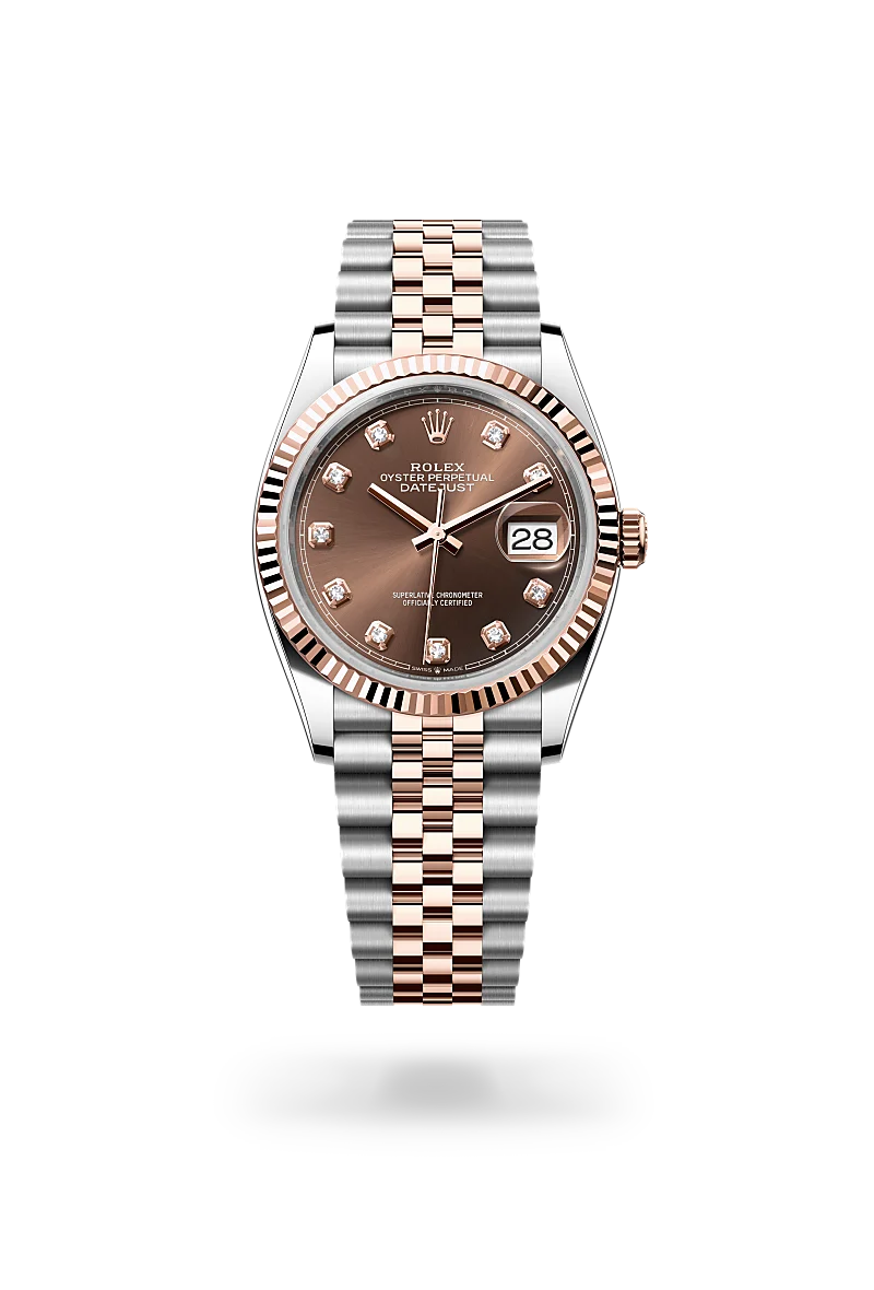 Rolex Datejust 36 - Oyster, 36 mm, Oystersteel and Everose gold