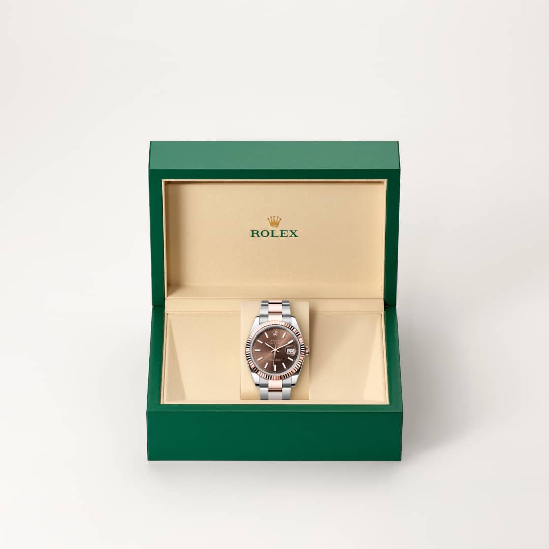 Rolex Datejust 41 Everose Rolesor - combination of Oystersteel and