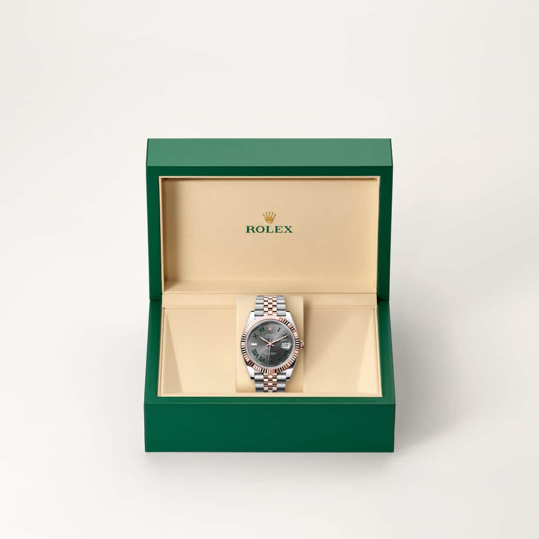 Rolex Datejust 41 Everose Rolesor - combination of Oystersteel and