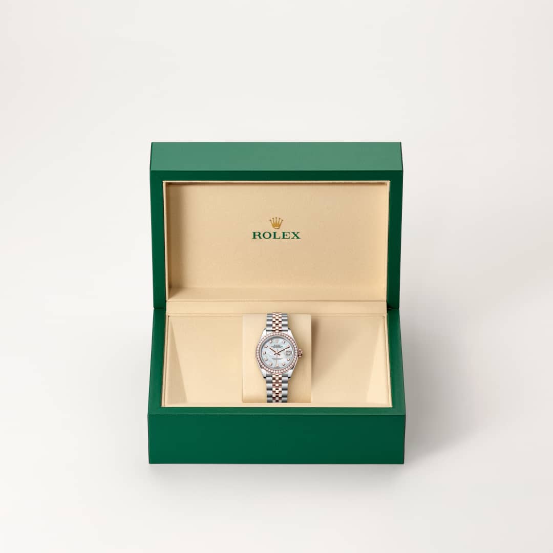 Rolex Lady-Datejust Everose Rolesor - combination of Oystersteel