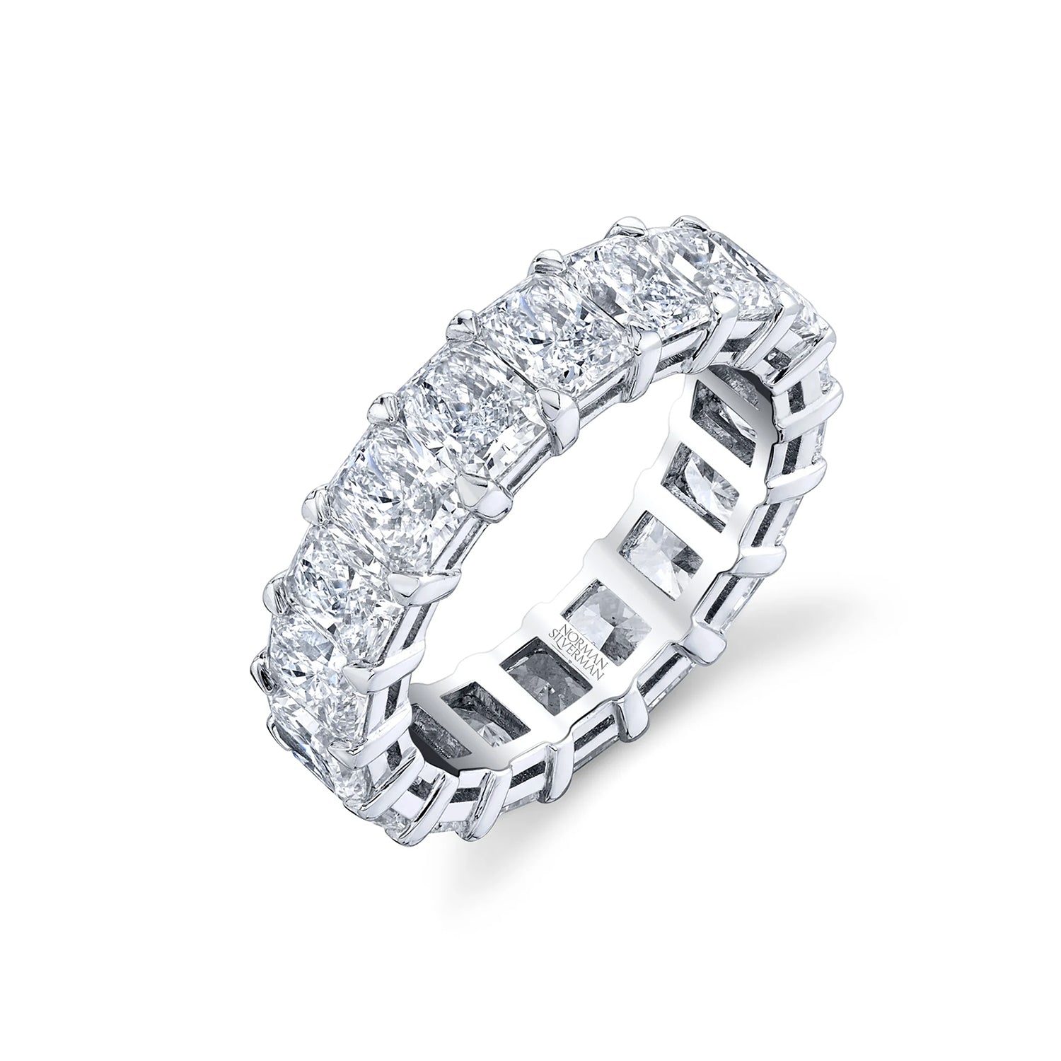 Radiant Diamond Eternity Band 7.30ctw