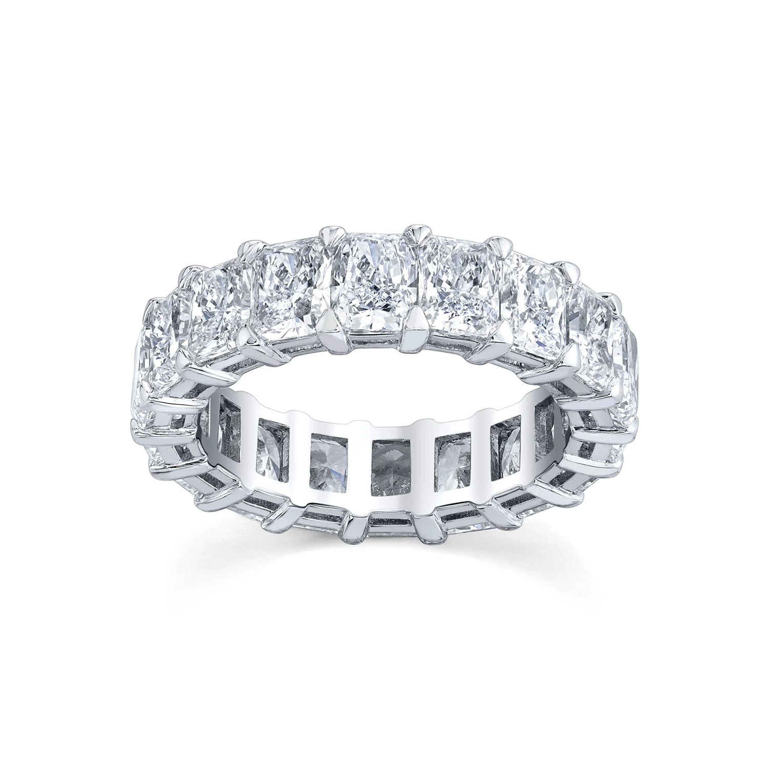 Radiant Diamond Eternity Band 7.30ctw