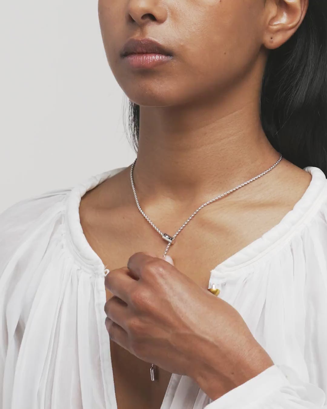 FOPE Aria Collection 18K Yellow Gold Adjustable Lariat Necklace