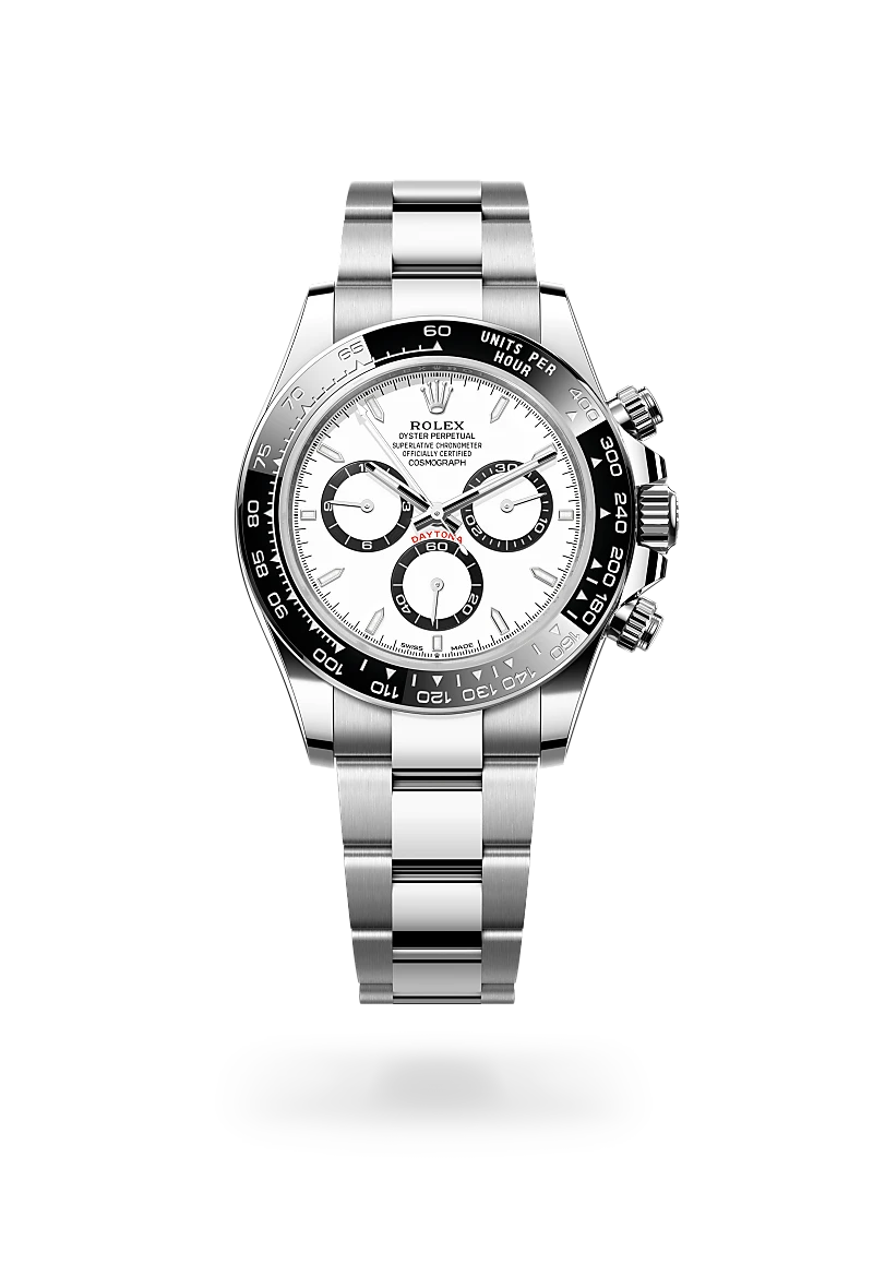 rolex cosmograph daytona in oystersteel, m126500ln-0001 - howard fine jewellers