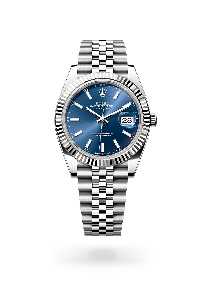 rolex datejust in white rolesor, m126334-0002 - howard fine jewellers