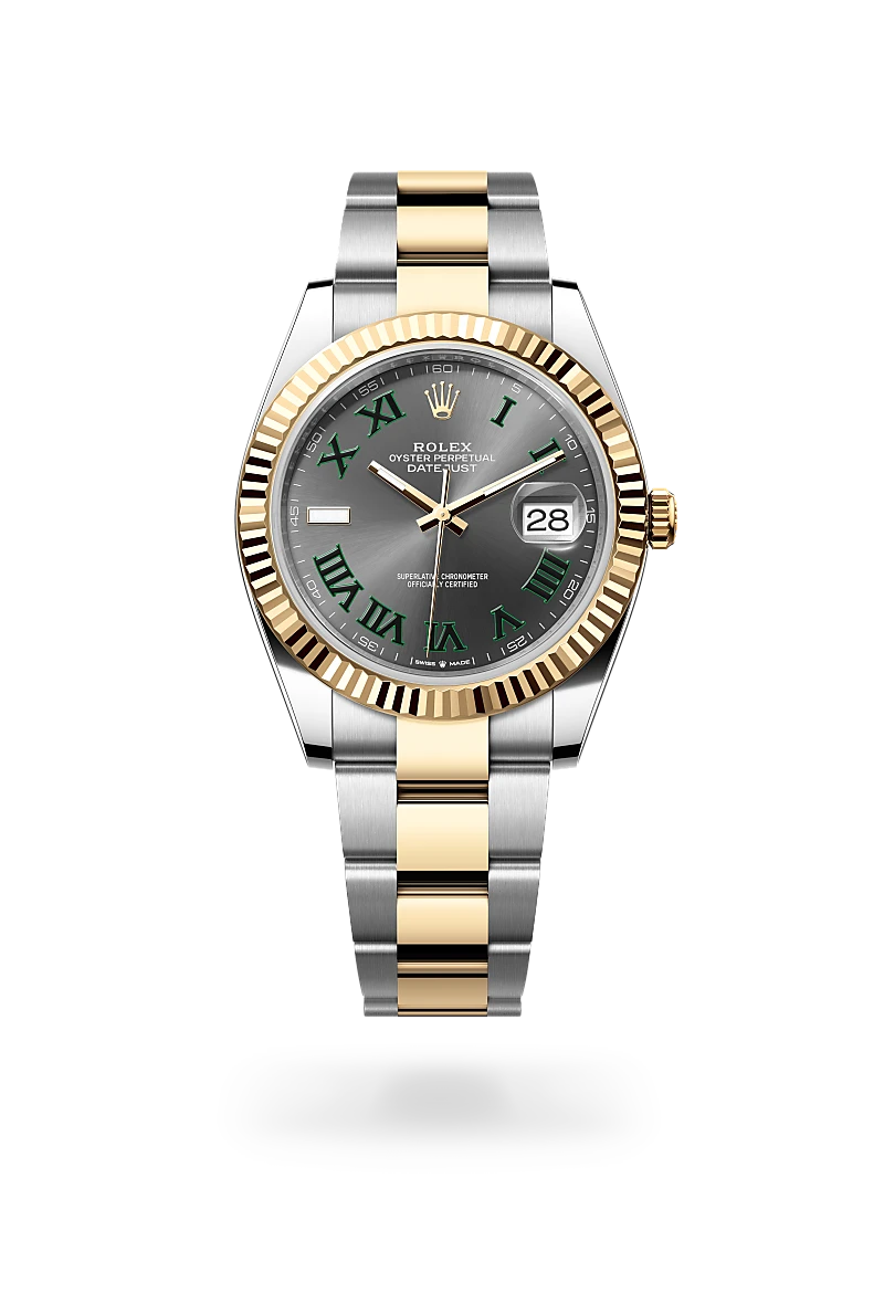 rolex datejust in yellow rolesor, m126333-0019 - howard fine jewellers