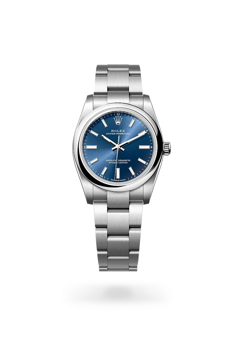 rolex oyster perpetual in oystersteel, m124200-0003 - howard fine jewellers