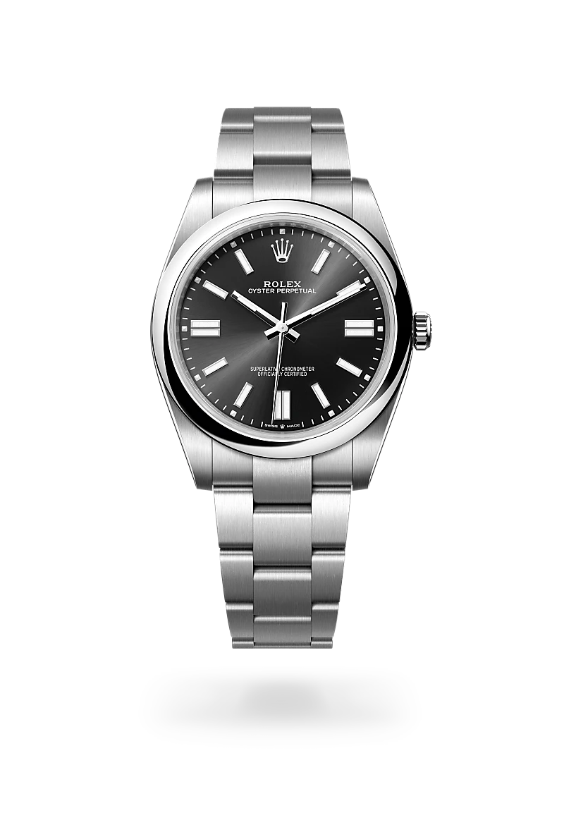 rolex oyster perpetual in oystersteel, m124300-0002 - howard fine jewellers